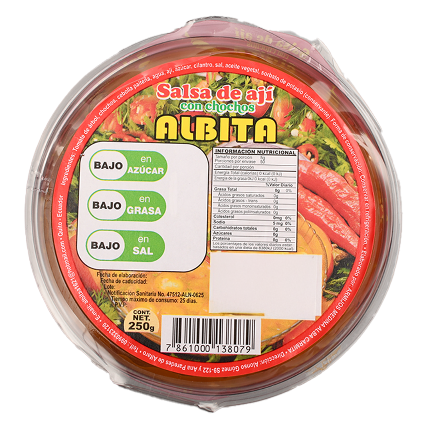 Ají Con Chochos ALBITA 250 G