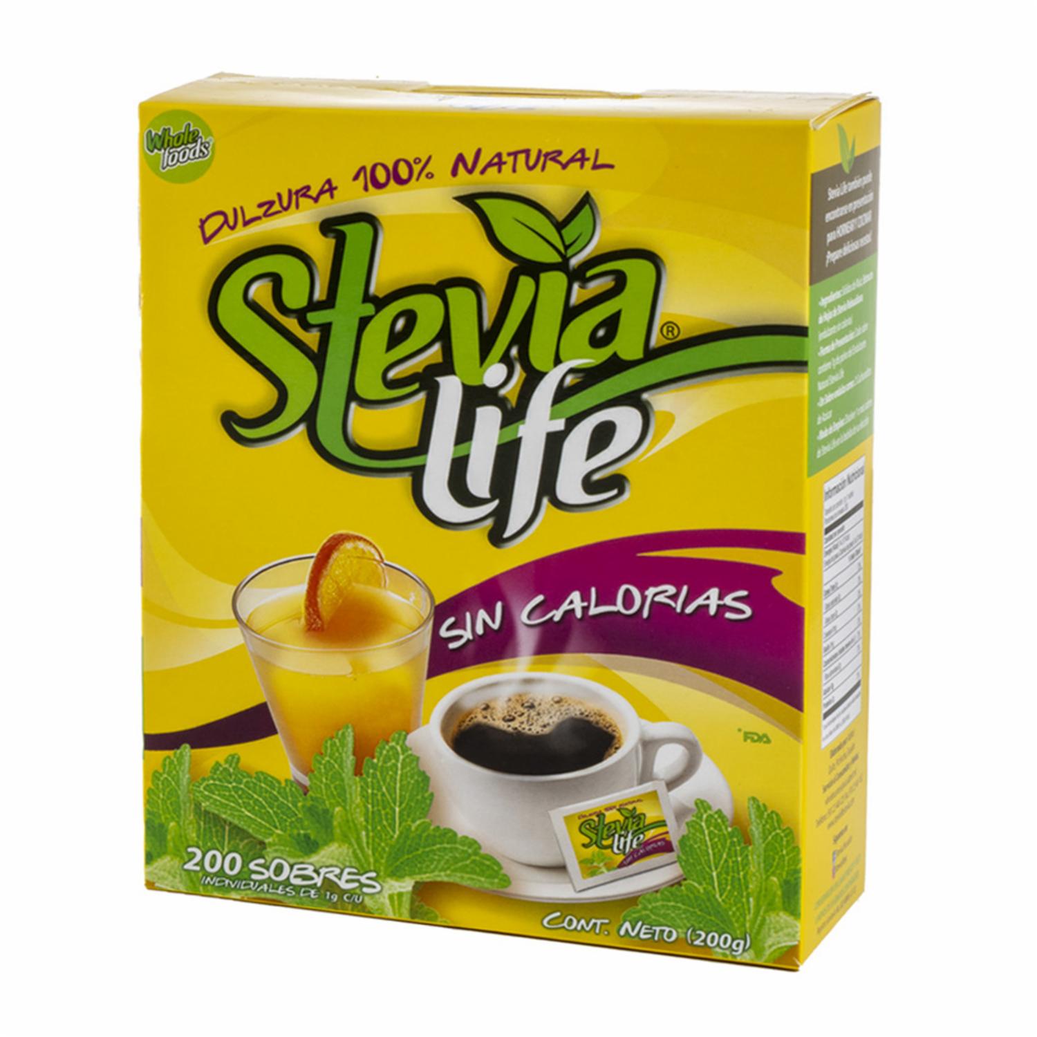 Endulzante Sin Gluten STEVIA LIFE 200 G
