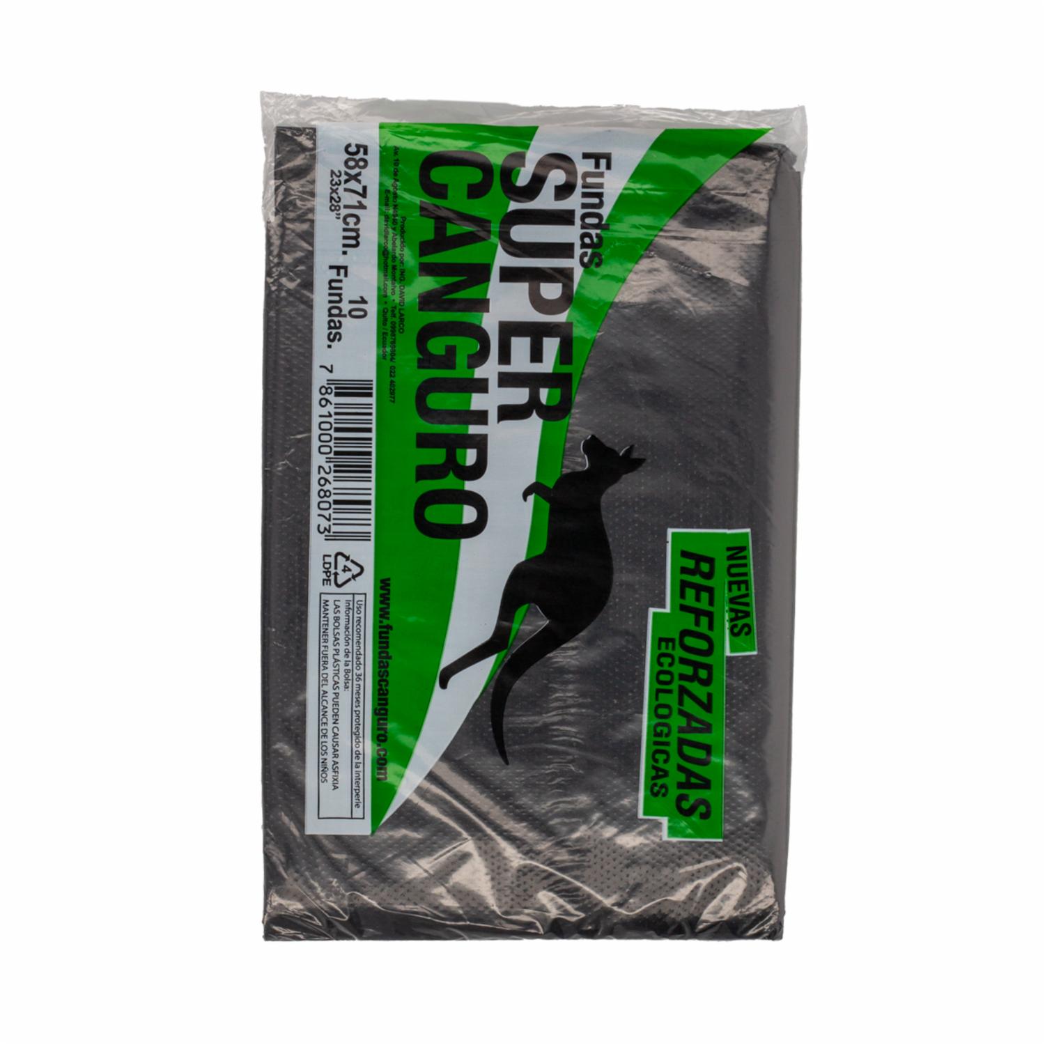 Funda De Basura Grande SUPER CANGURO 10 U