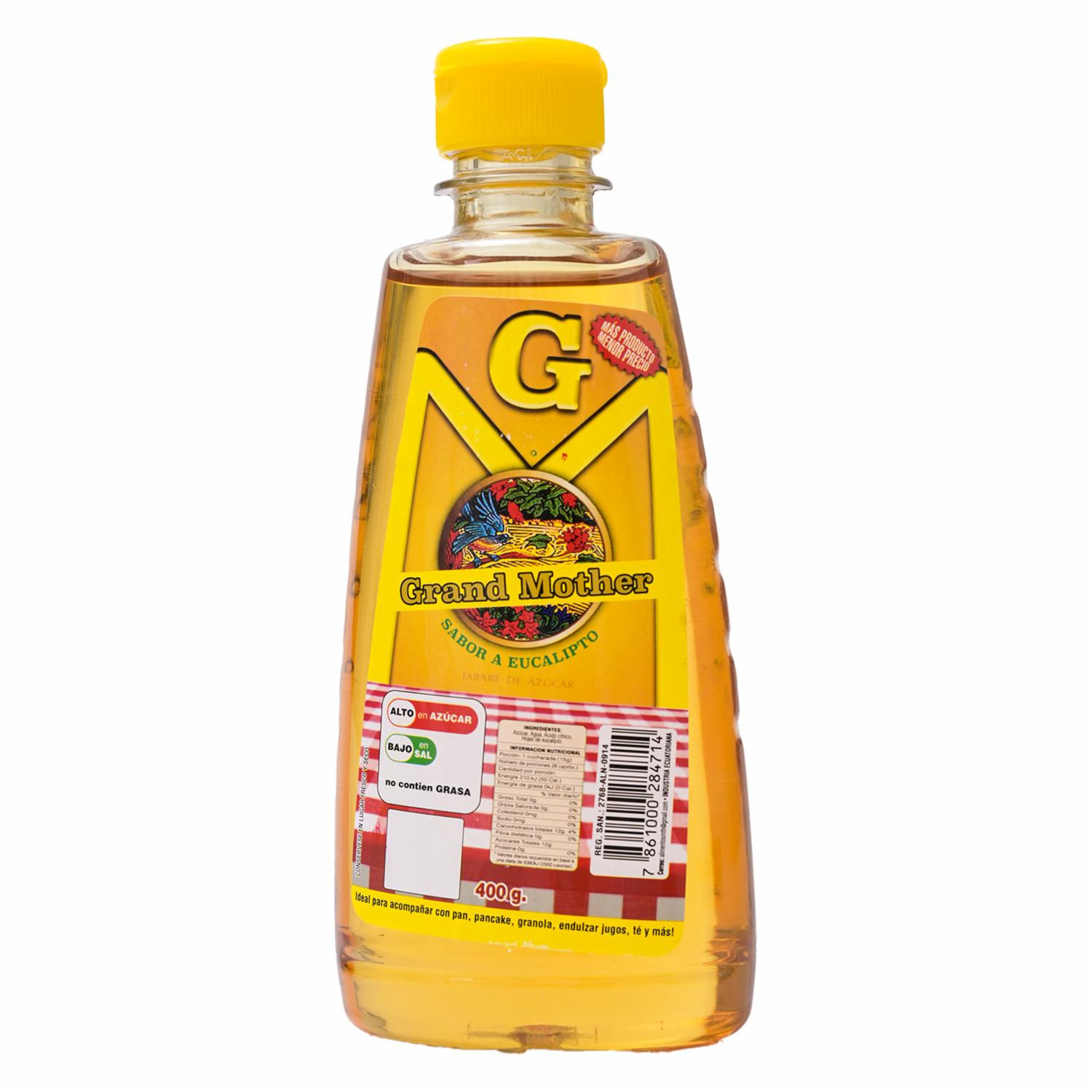 Jarabe De Azúcar Con Eucalipto GRAND MOTHER 400   G