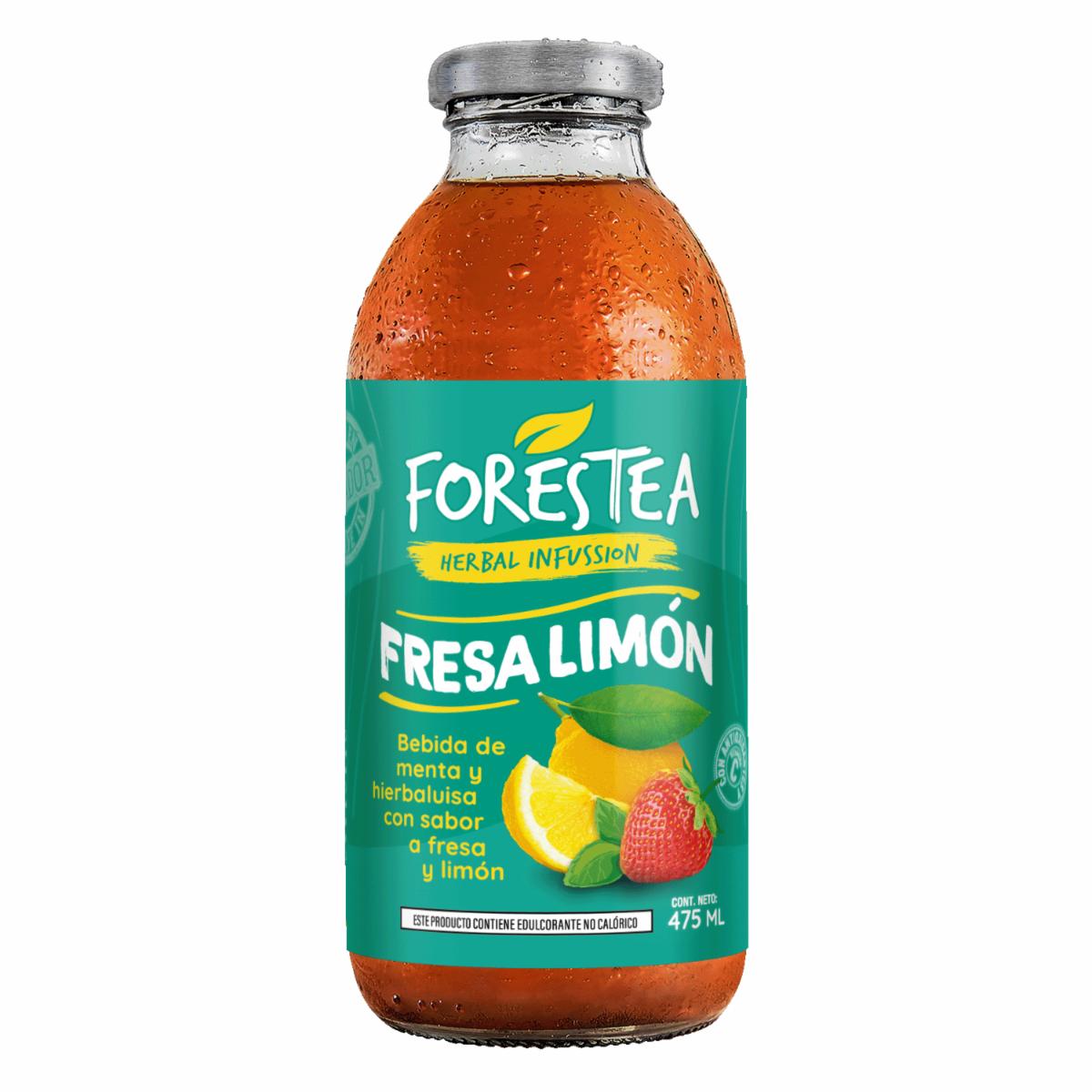 Té Frio Fresa Limón Sin Gluten FORESTEA 475 Ml