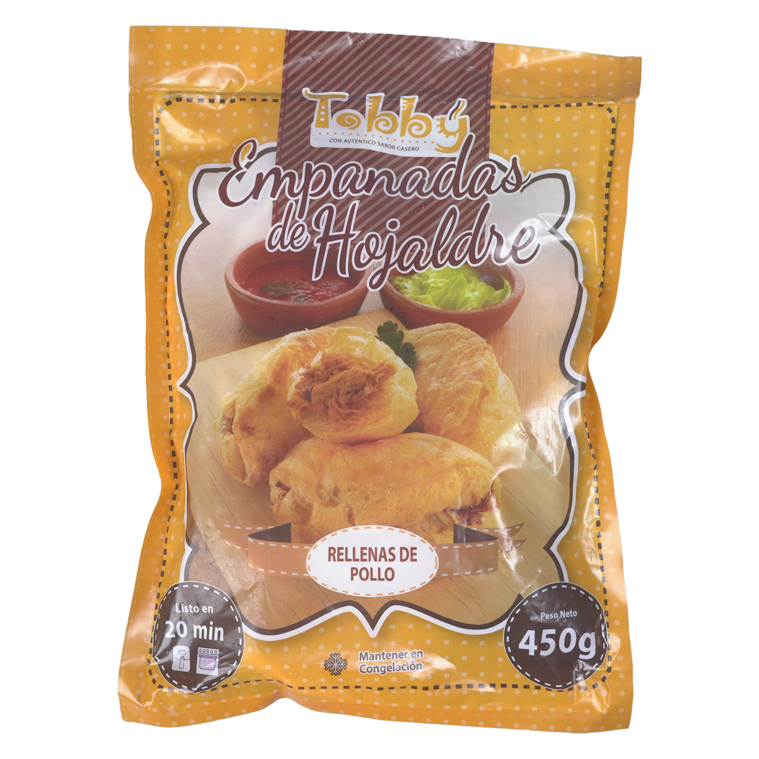 Empanadas De Pollo Hojaldre TOBBÝ 450 g