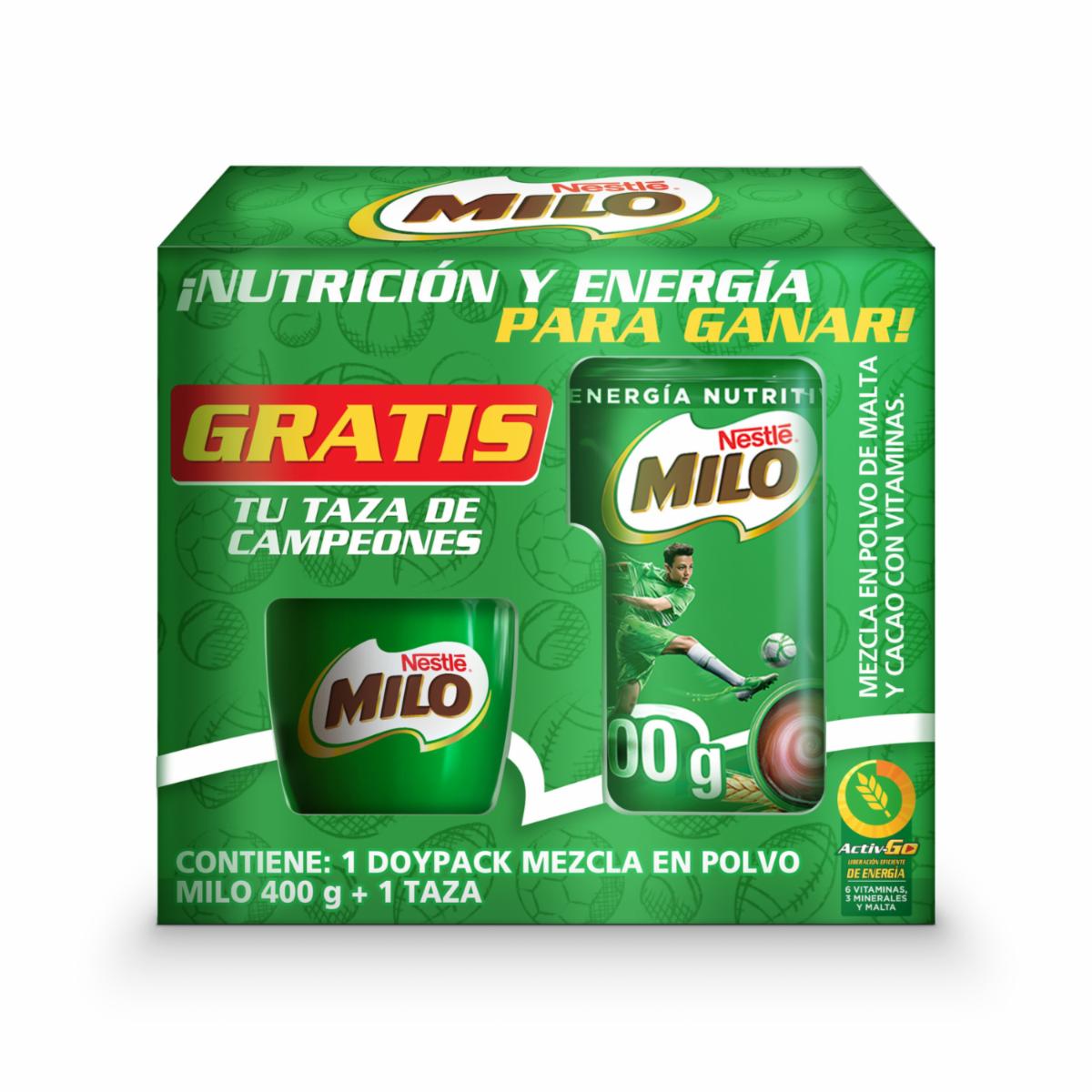 Chocolate En Polvo Con Taza De Regalo MILO 400 G