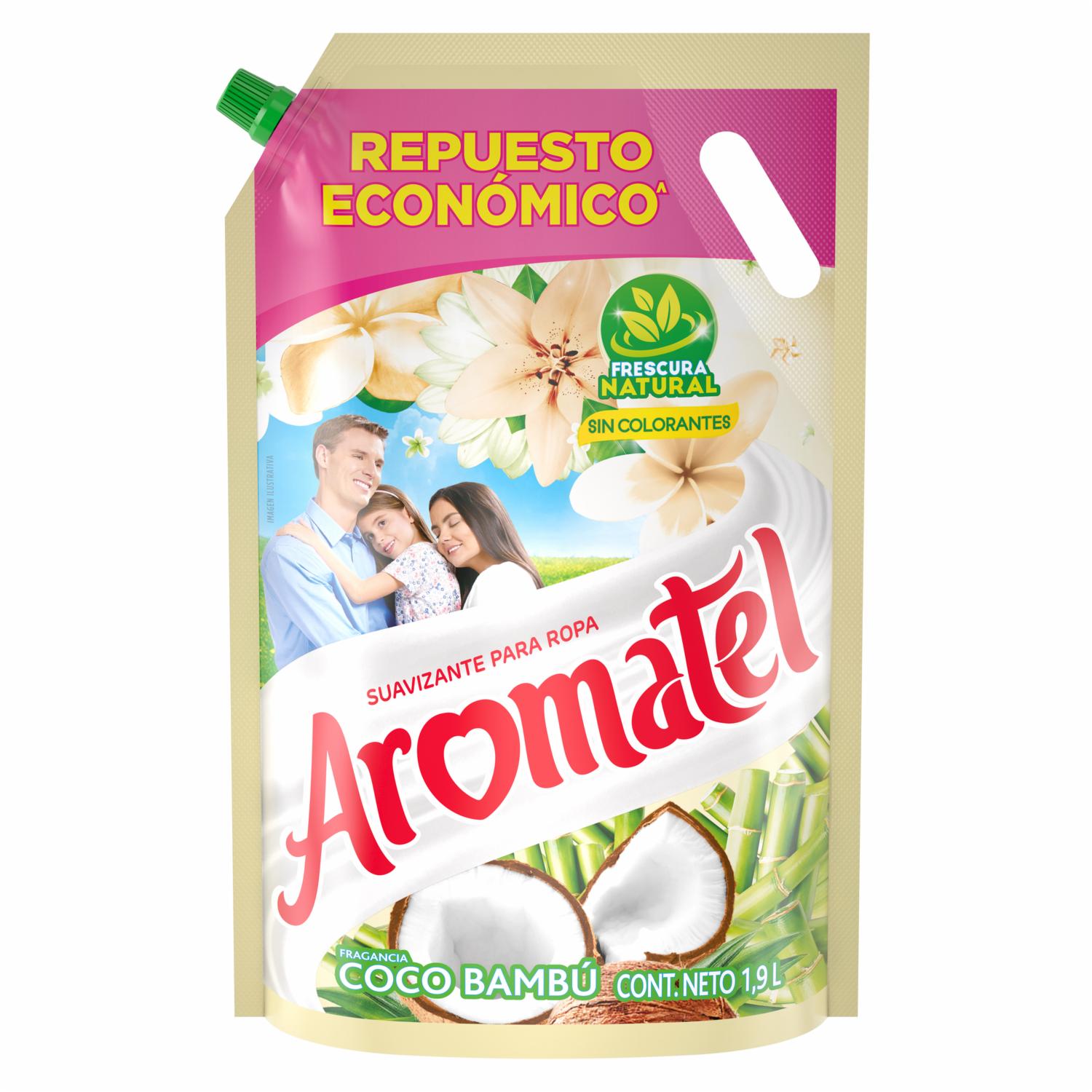 Suavizante Para Ropa Fragancia A Coco AROMATEL 1900 Ml