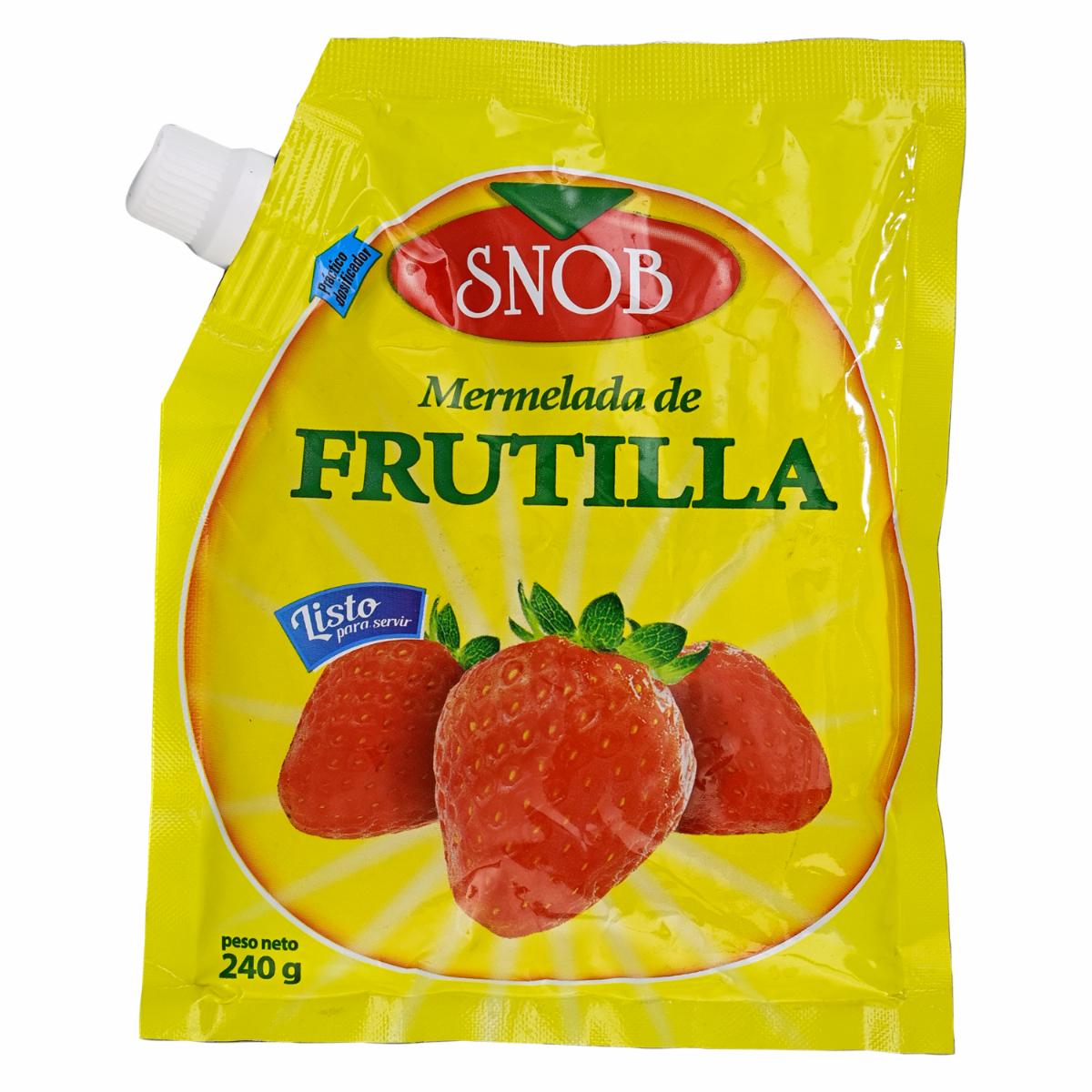 Mermelada Frutilla SNOB Sachet