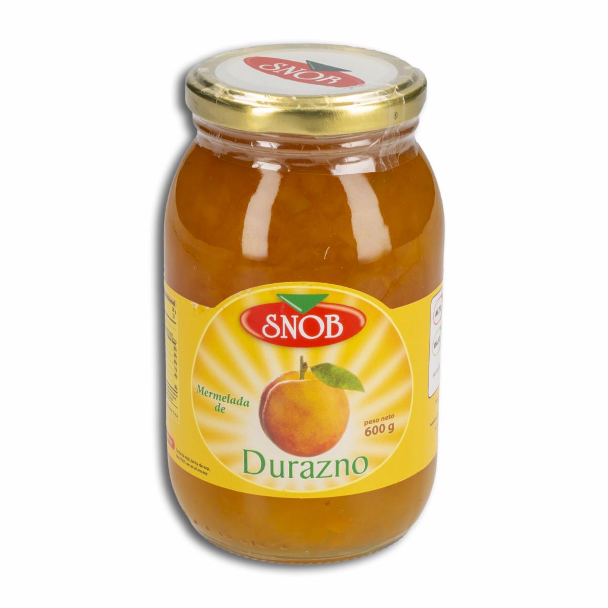Mermelada De Durazno SNOB 600 G