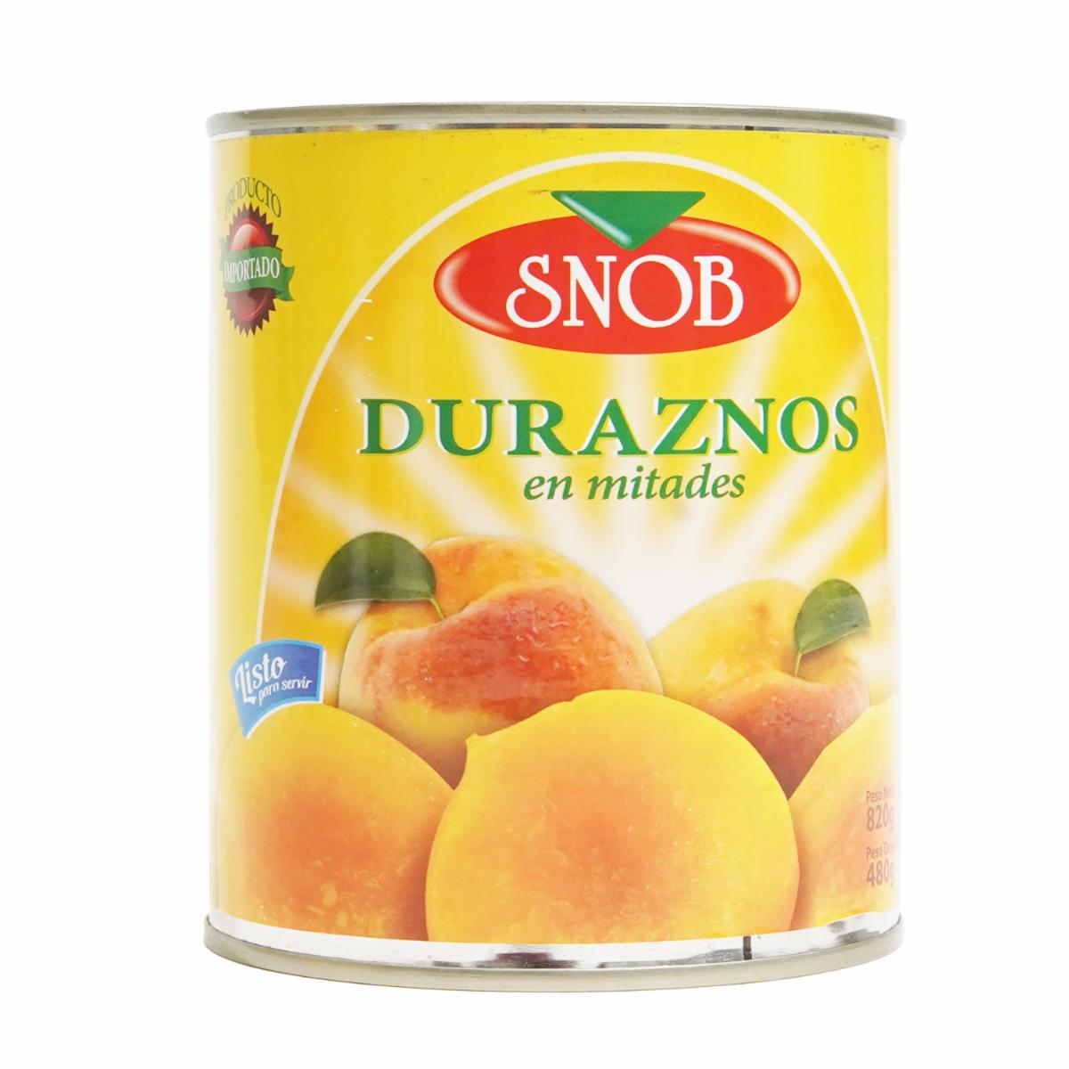 Durazno Mitades SNOB 820G