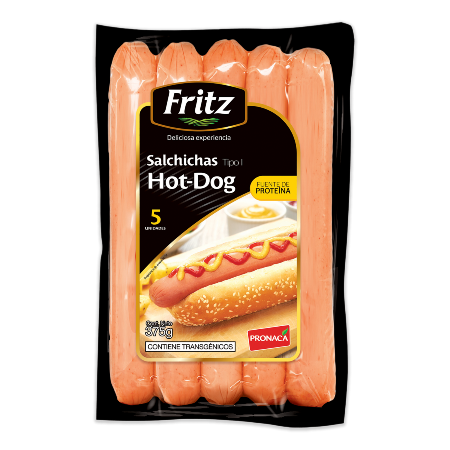 Salchichas Hot Dog FRITZ 375 G