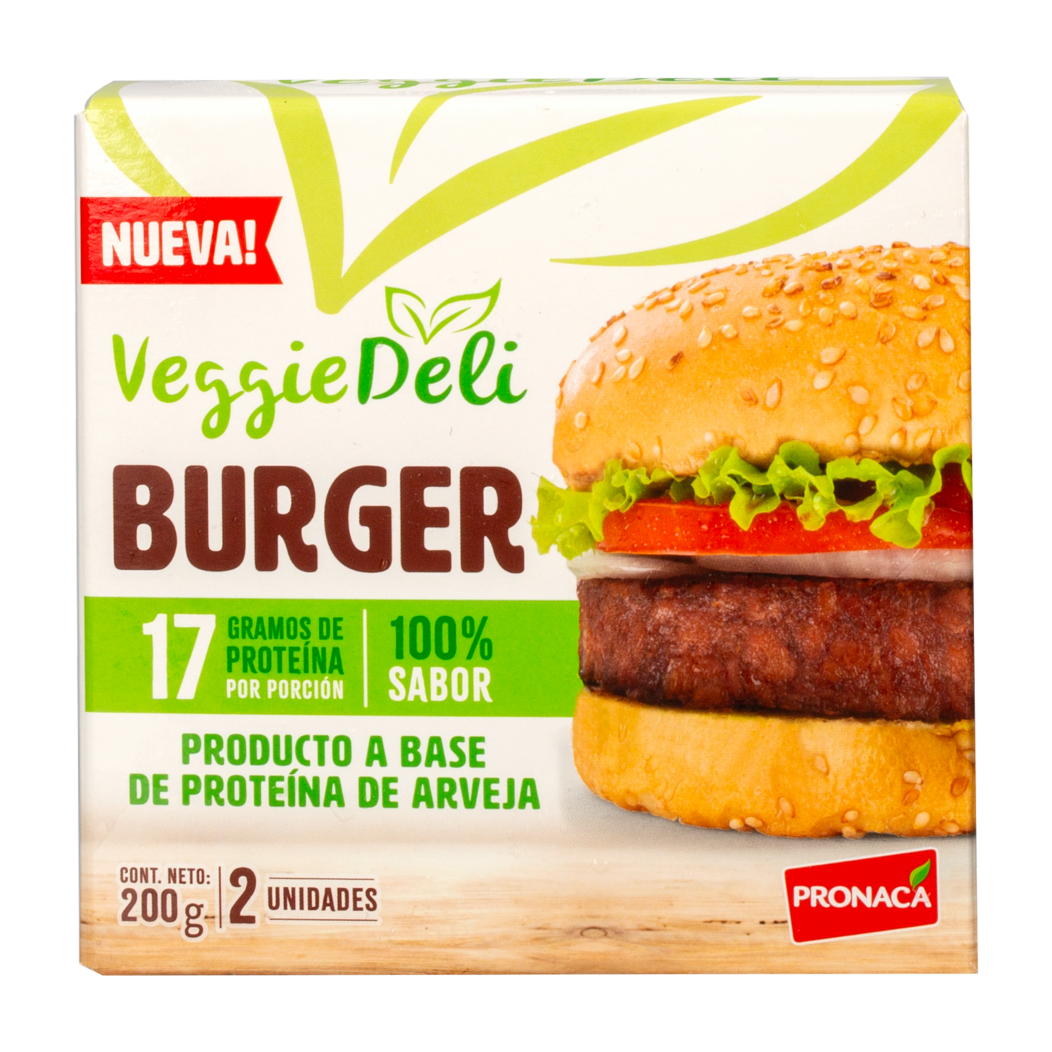 Hamburguesa Congelados VEGGIE DELI 200 G