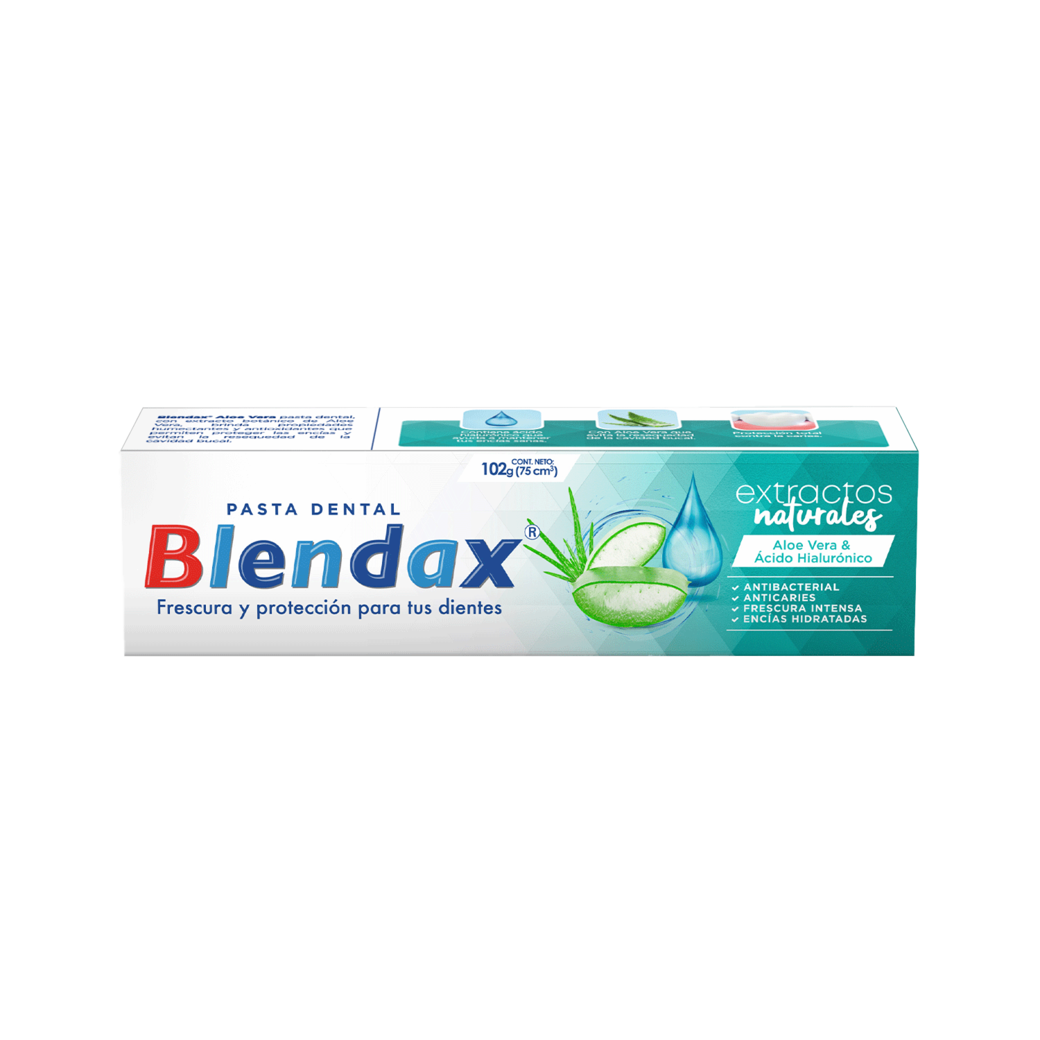 Pasta Dental Aloe Vera BLENDAX 75 Ml