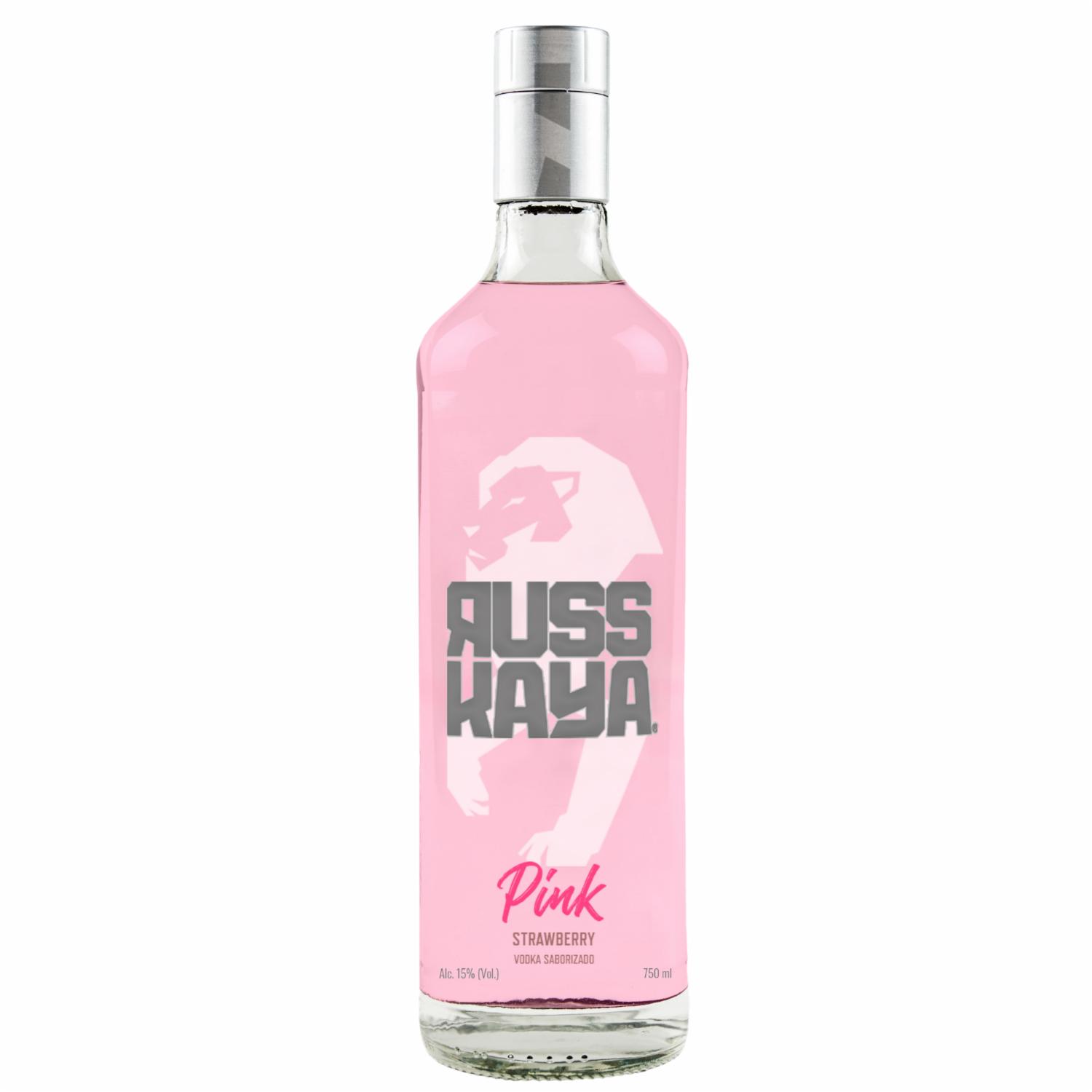 Vodka Semiseco Sabor Strawberry Russkaya 750 Ml