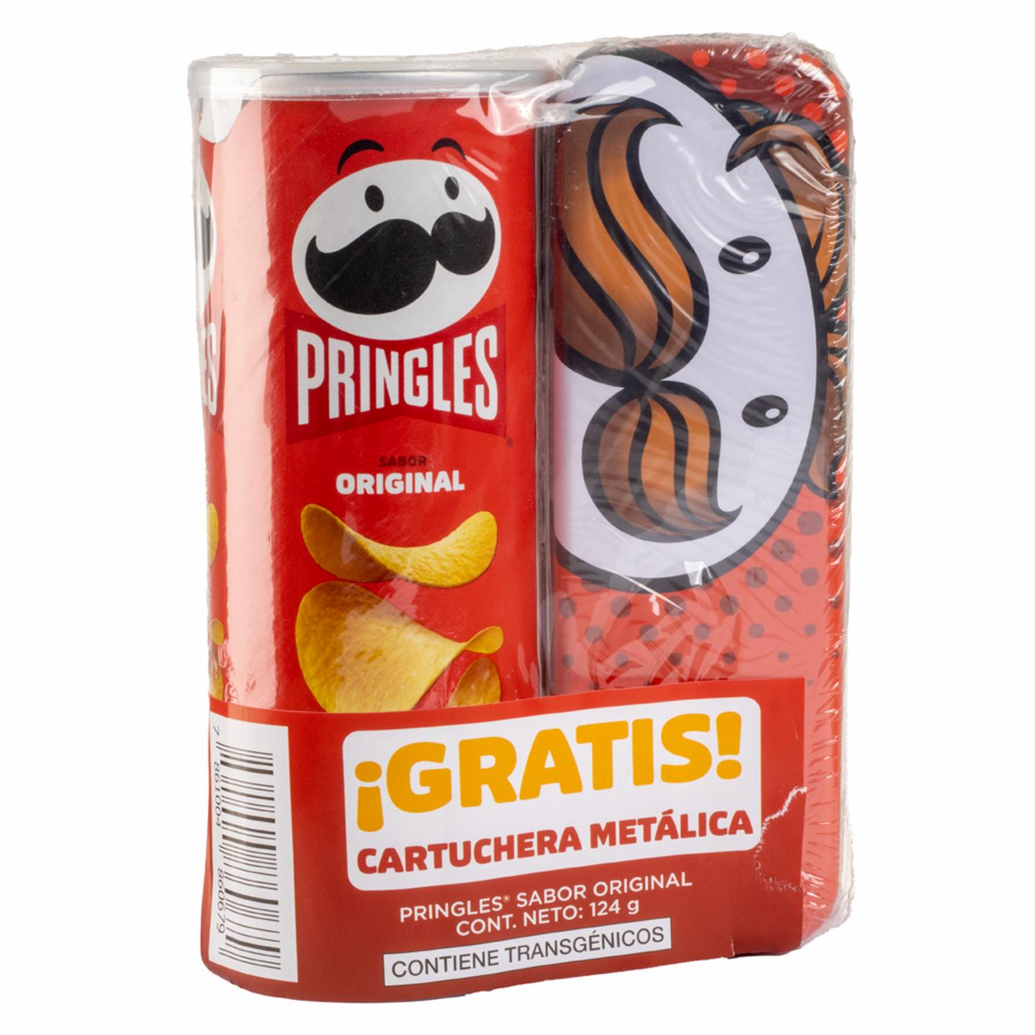 Papas Fritas Pack Pringles Original + Cartuchera PRINGLES 124 g