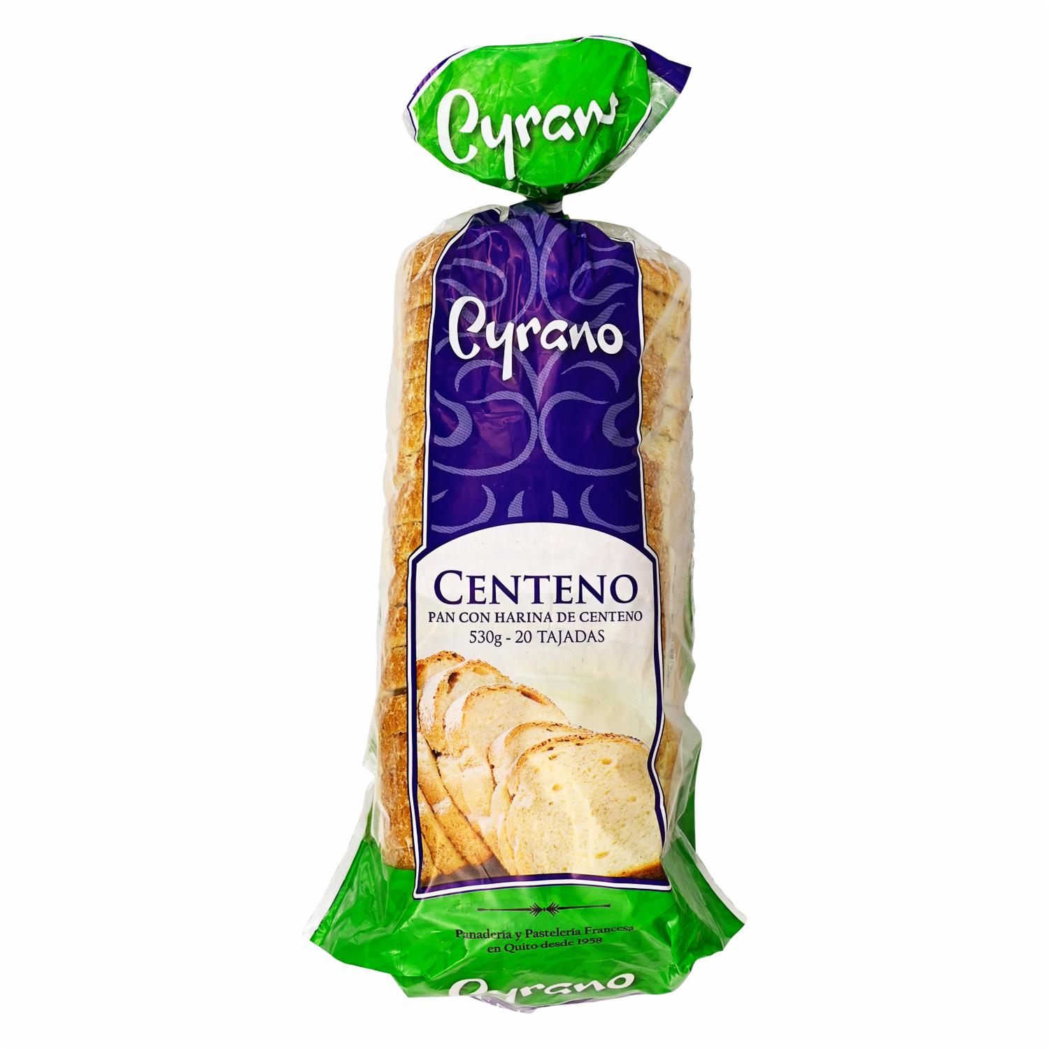 Pan Integral Centeno CYRANO 530 G