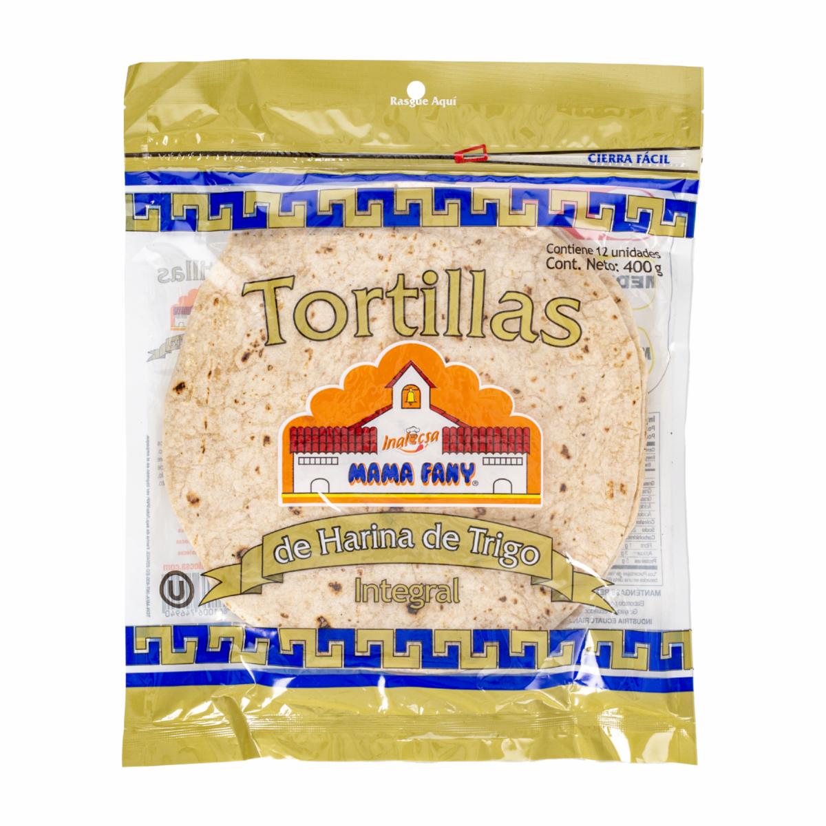 Tortilla Integrales M Fanny MAMA FANY 400 G