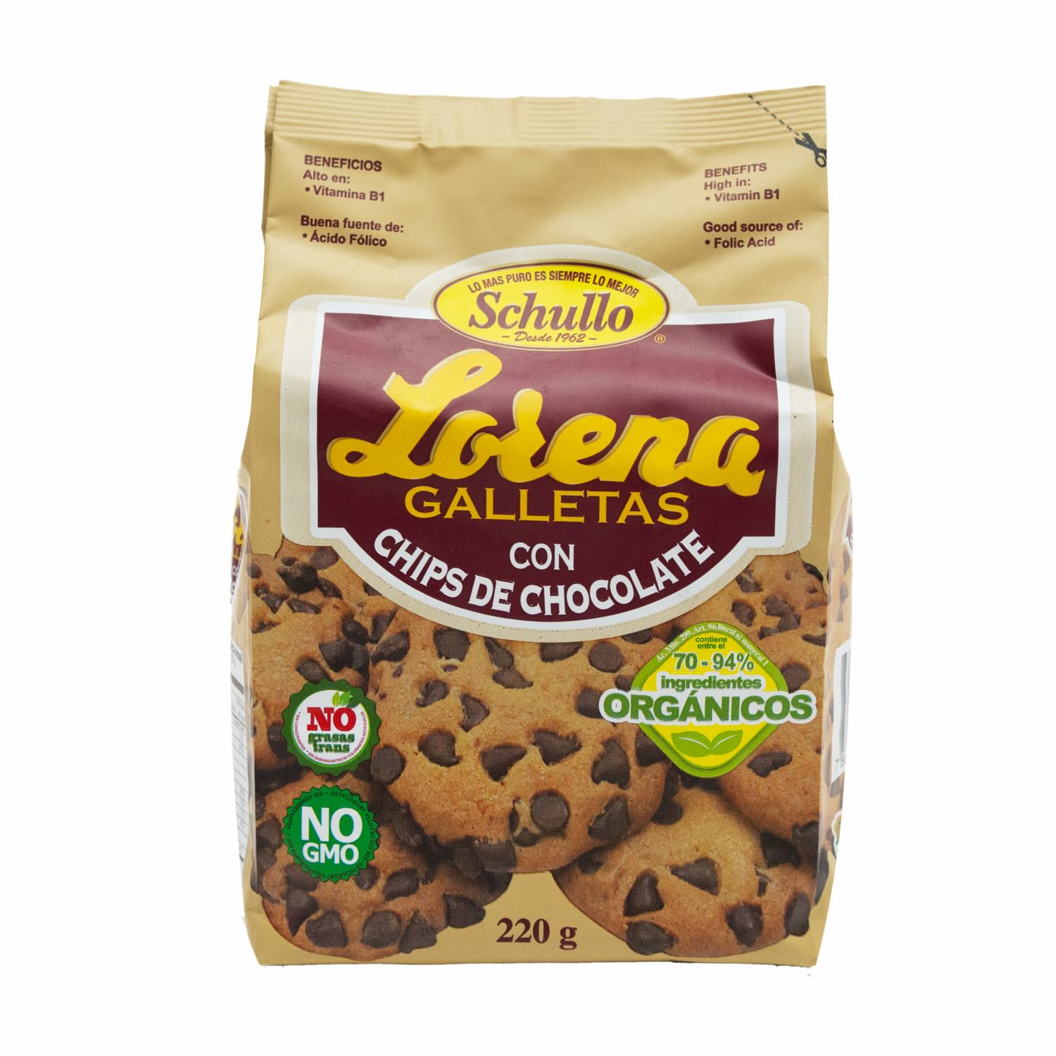 Galletas Dulces Choco Chips SCHULLO 220 G