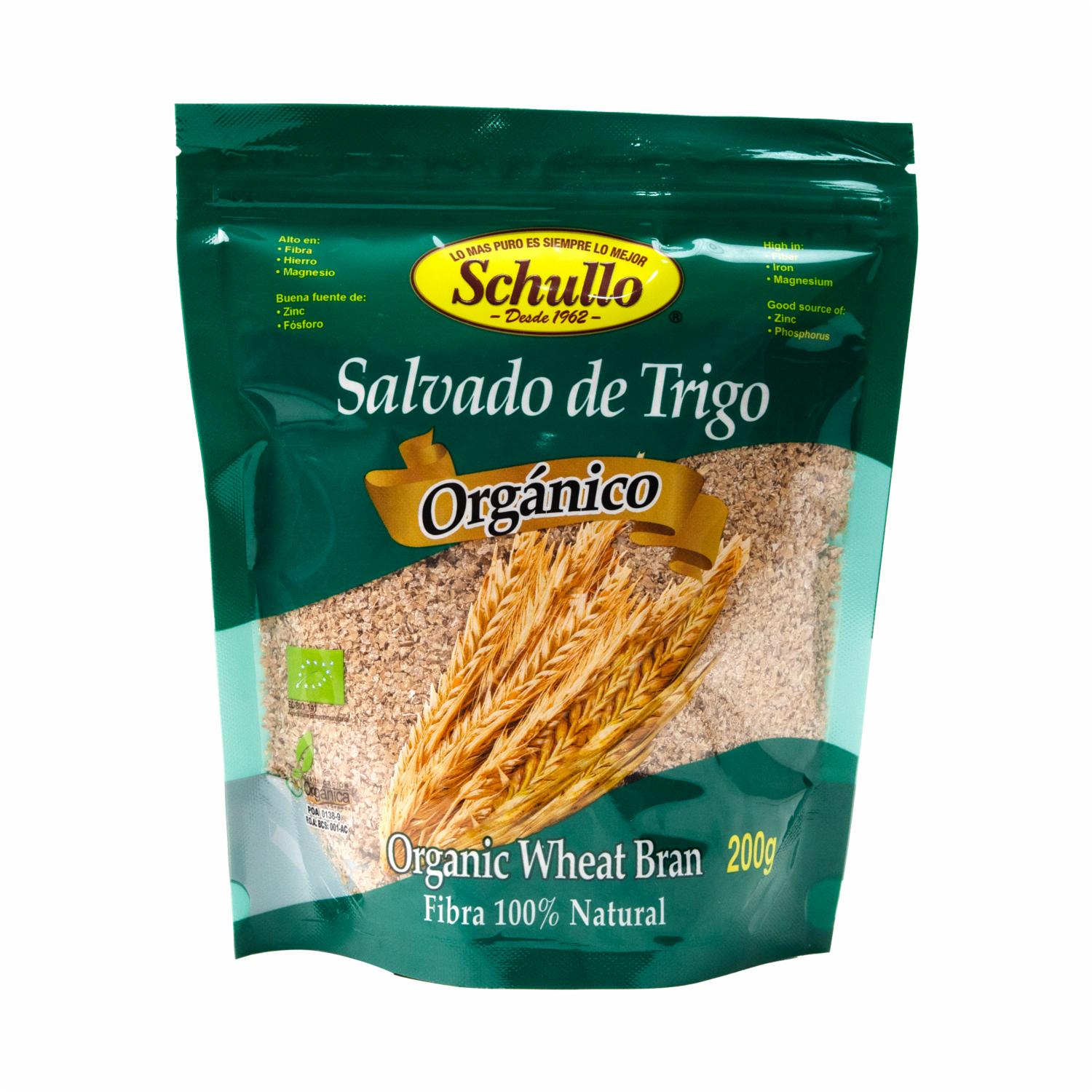 Salvado De Trigo Orgánico SCHULLO 200 G