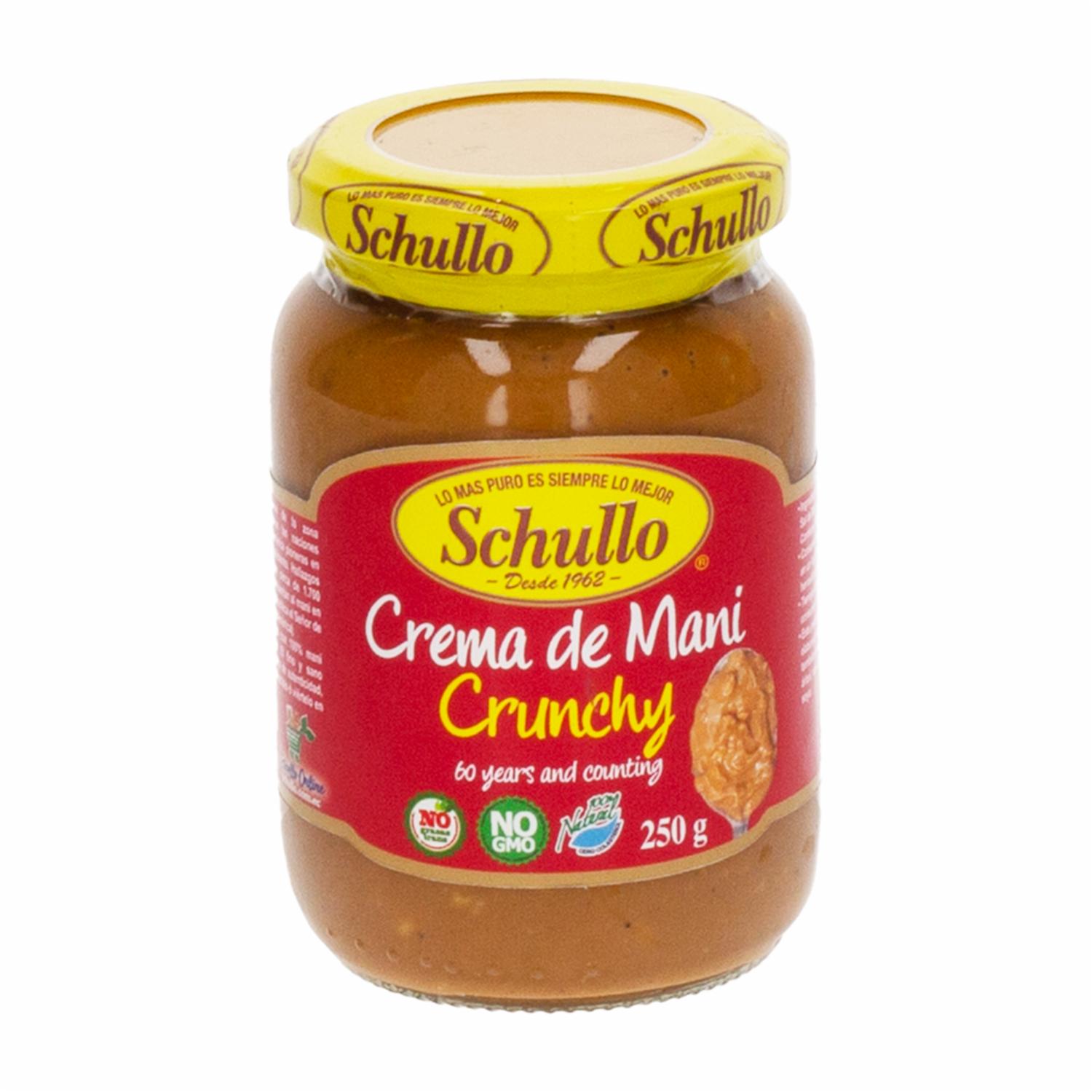 Crema De Maní Para Untar SCHULLO 250 G