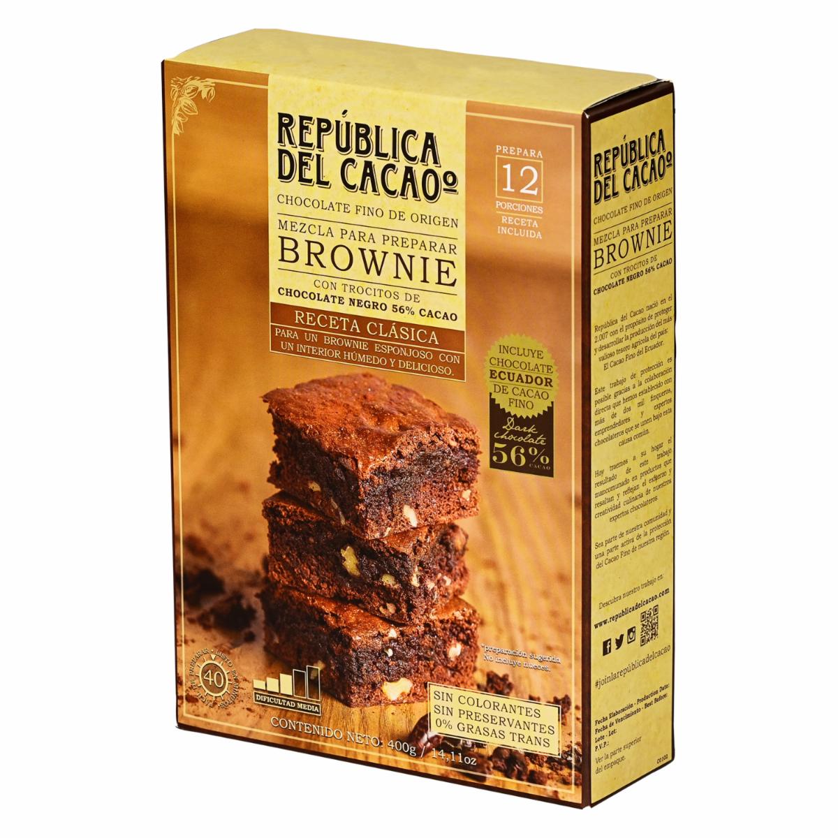 Brownie Premezcla REPUBLICA DEL CACAO 400 g