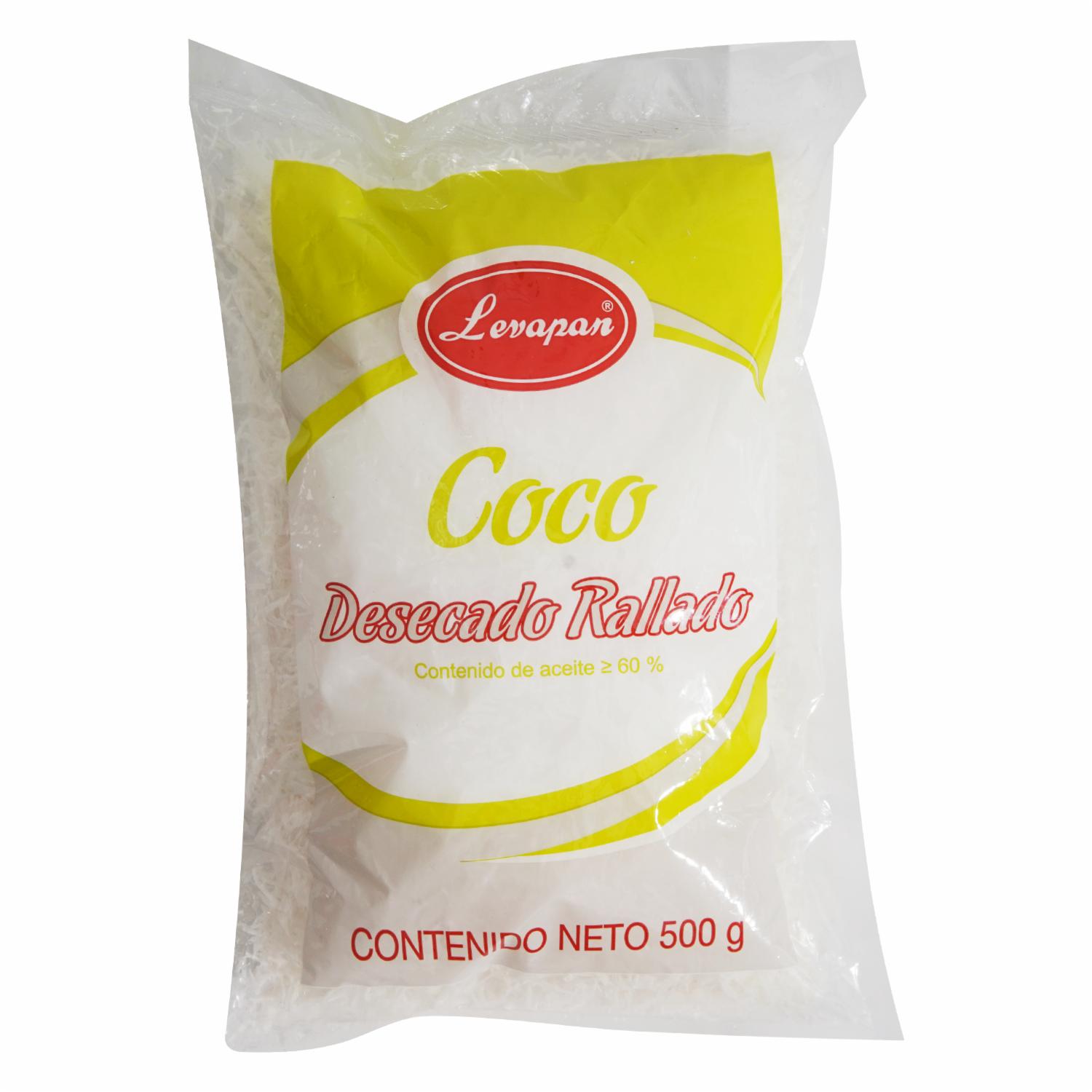 Coco Rallado Desecado LEVAPAN 500 G
