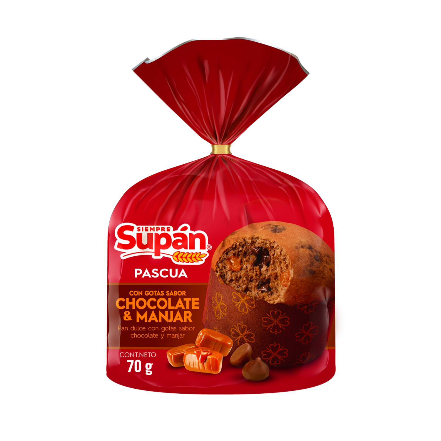 Panettone Chocolate Manjar BIMBO 70 G