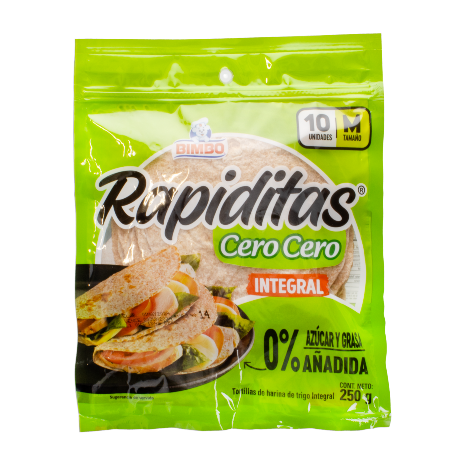 Rapiditas Cero Cero BIMBO 250 G