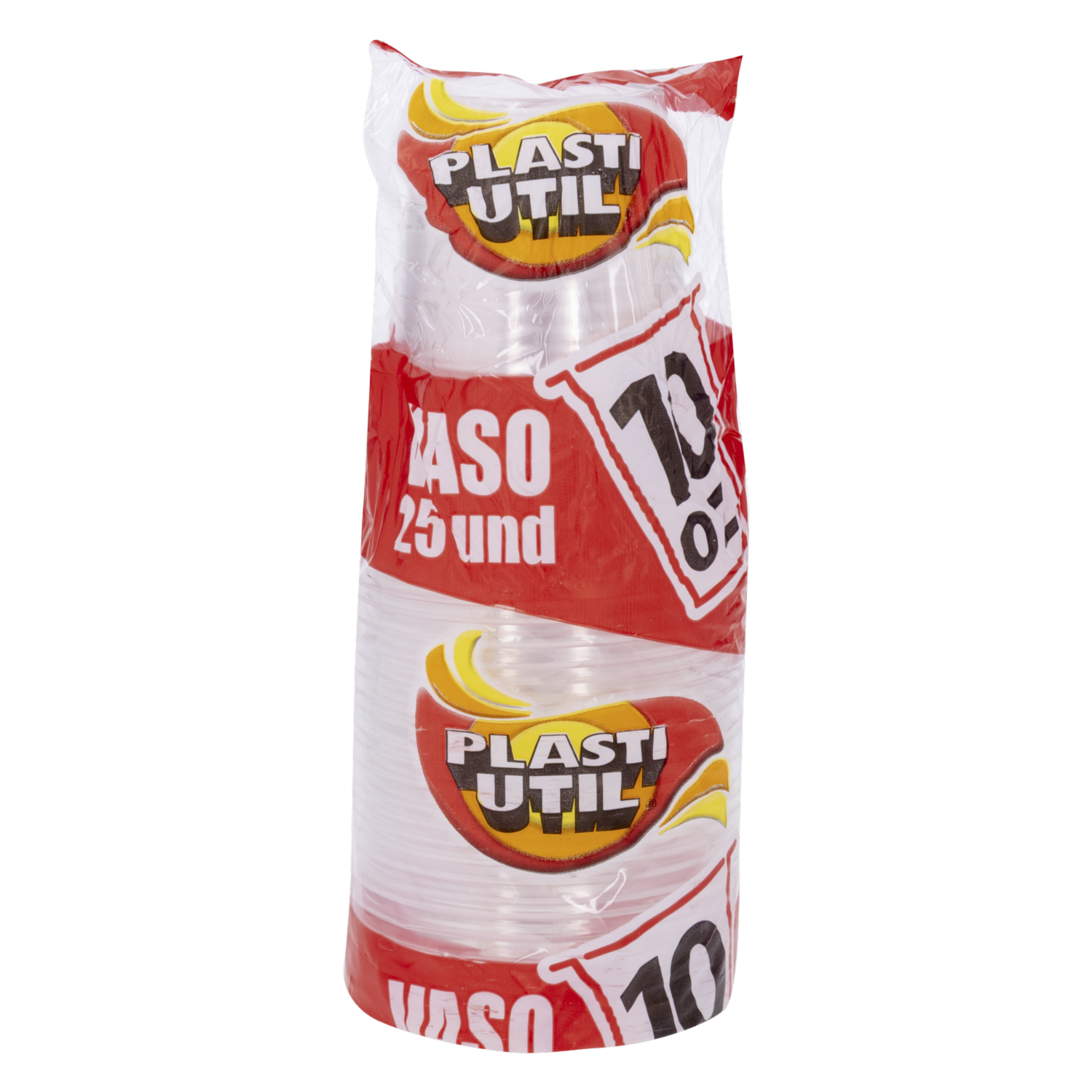 Vaso Opal 10 Onzas PLASTIUTIL 24 Uds