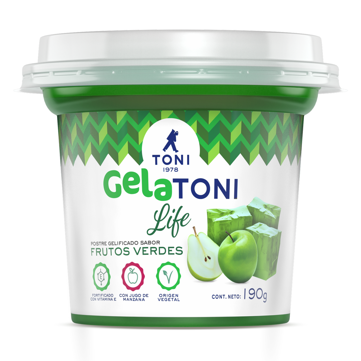 Gelatoni Life Sabor A Frutos Verdes TONI 190 G