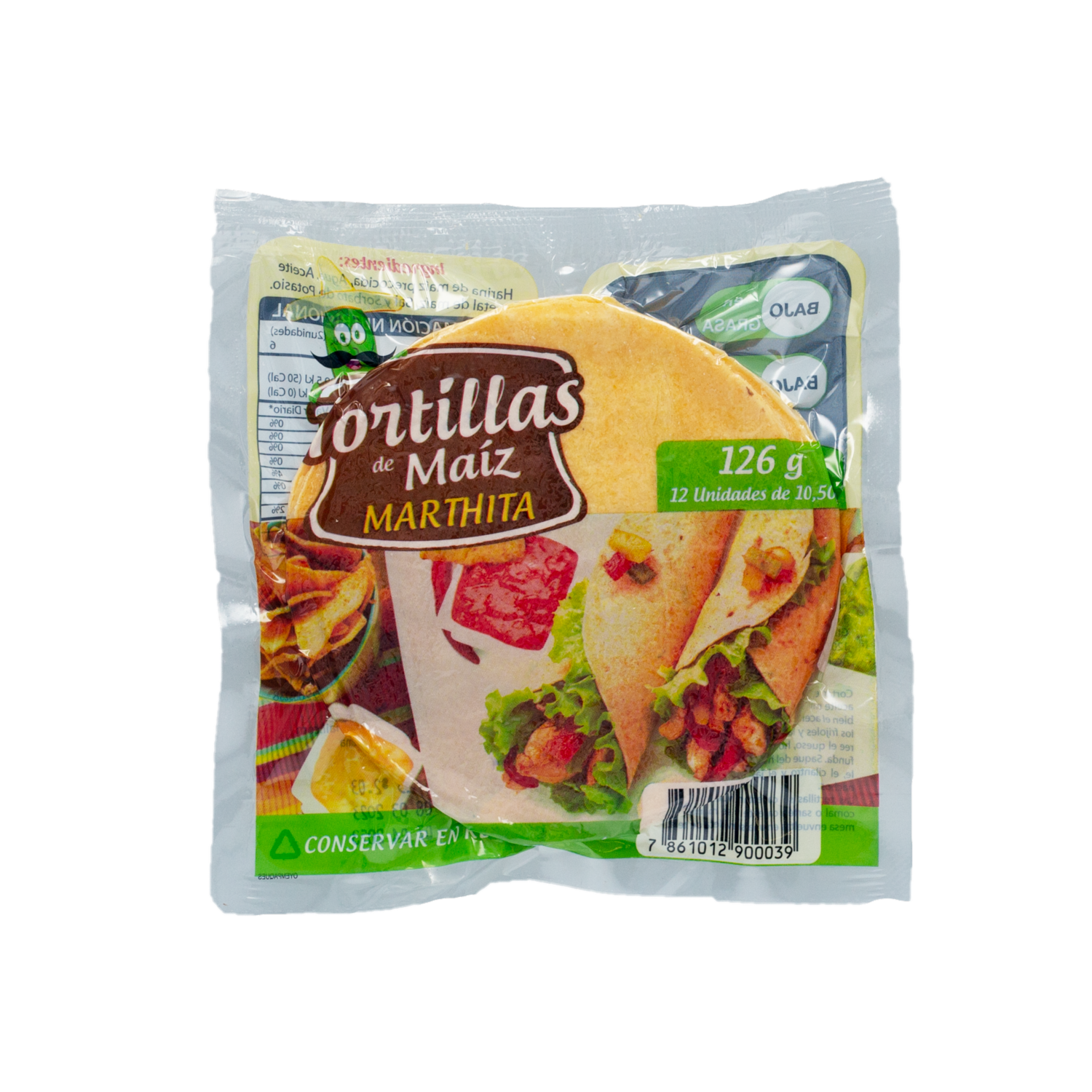 Tortillas Maíz MARTHITA 126g
