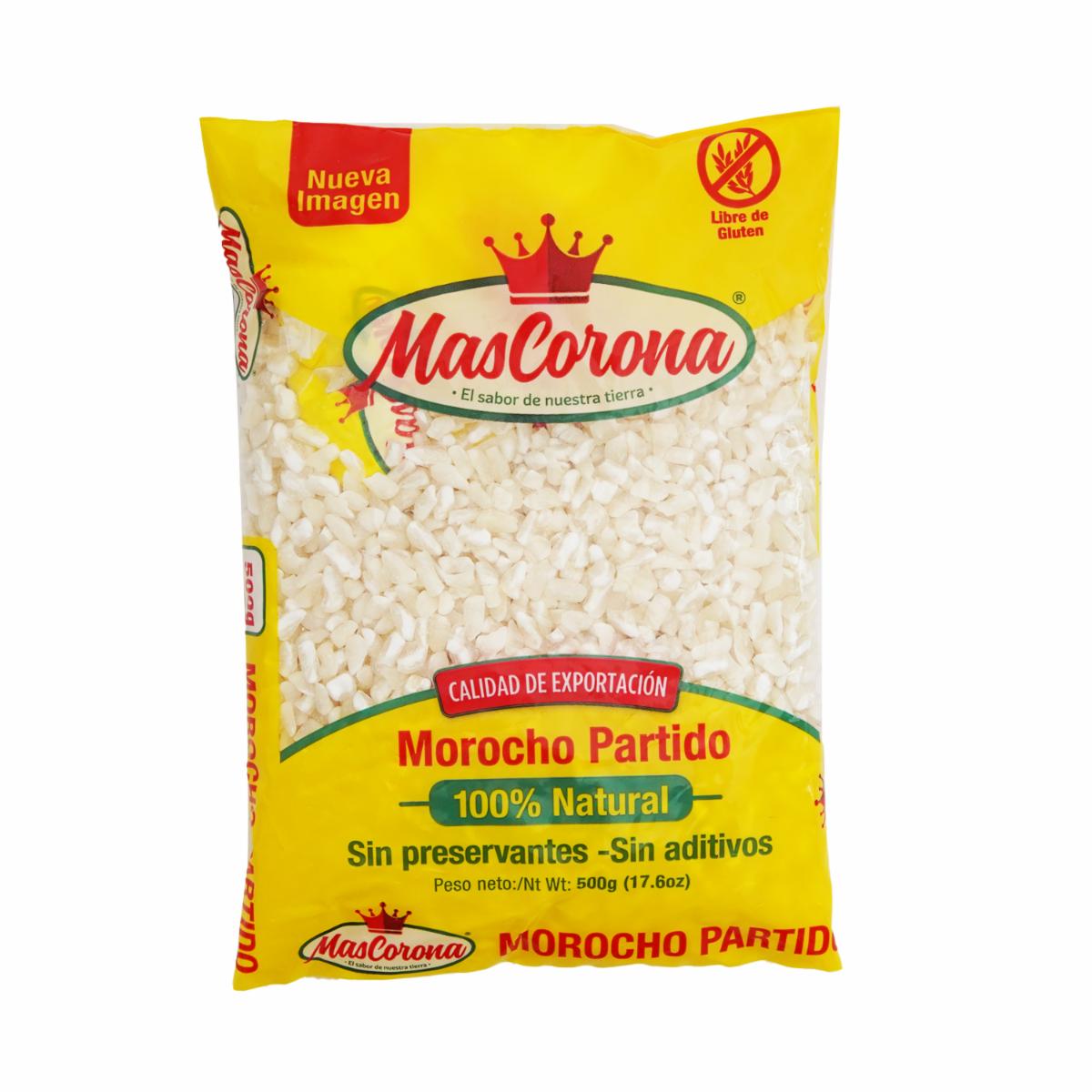 Morocho Partido Sin Gluten MAS CORONA 500 G