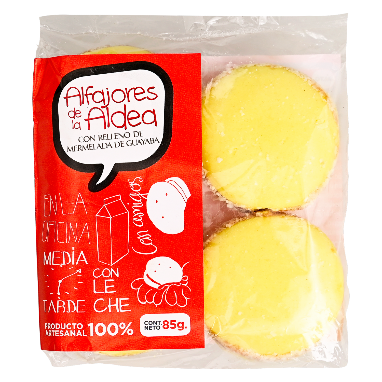 Alfajor Relleno De Mermelada De Guayaba KIRO 85 G