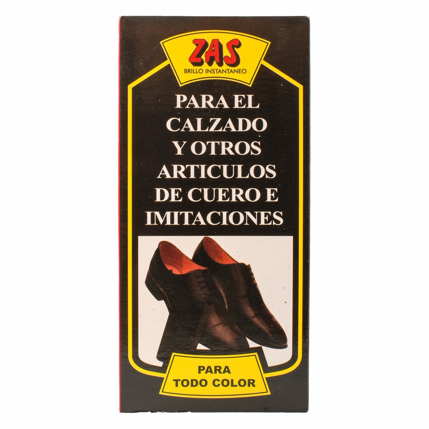 Esponja Para Calzado Con Brillo Instantáneo ZAS Unidad