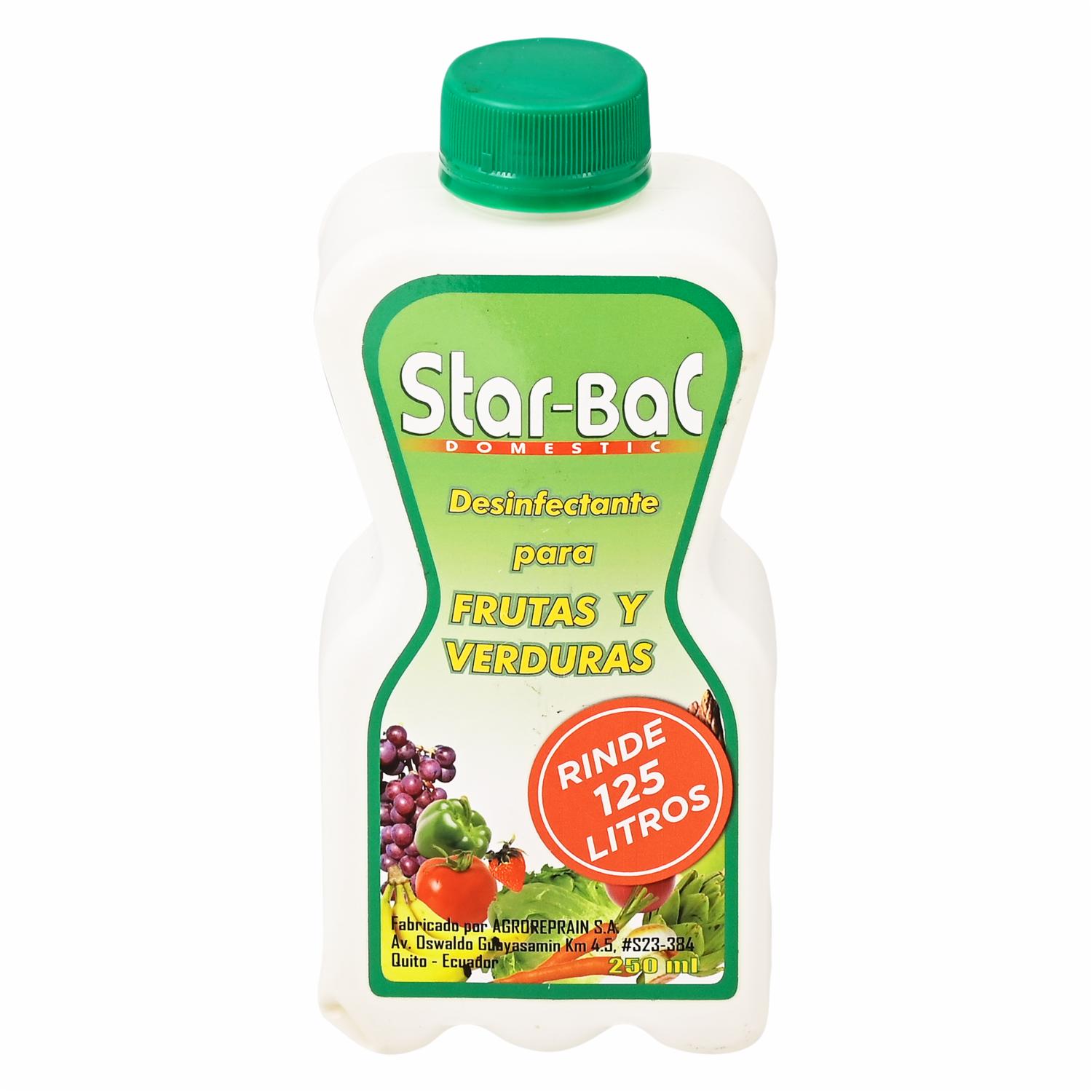 Desinfectante De Frutas STAR-BAC Frasco