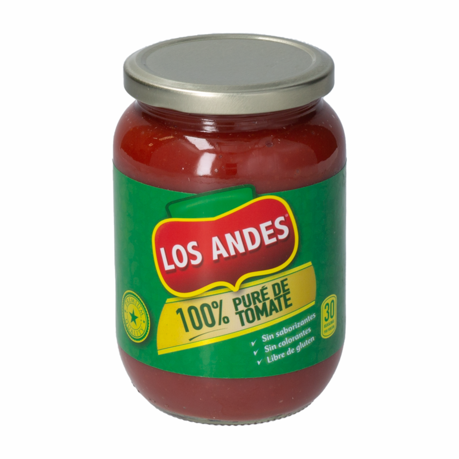 Pure De Tomate Sin Preservantes LOS ANDES 500 G