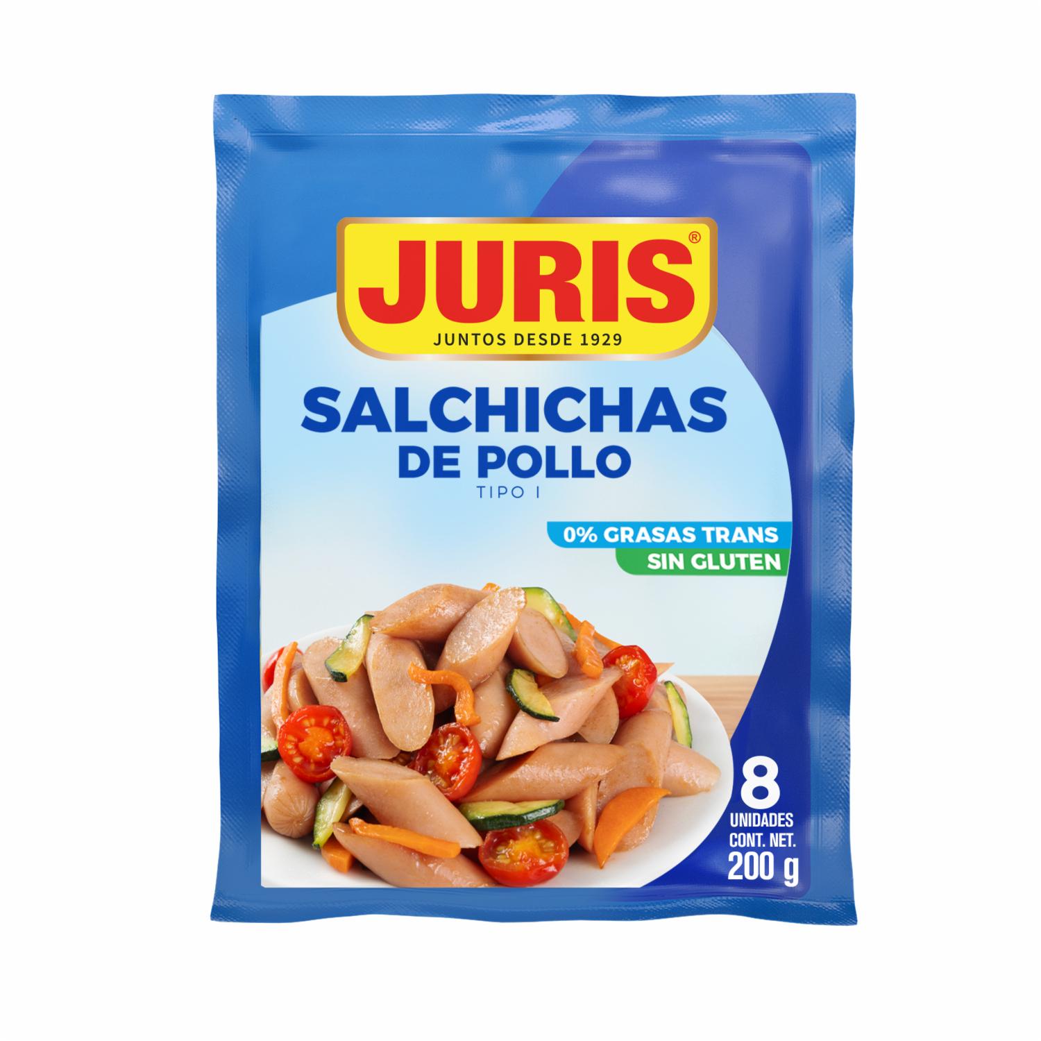 Salchichas De Pollo JURIS 200 G