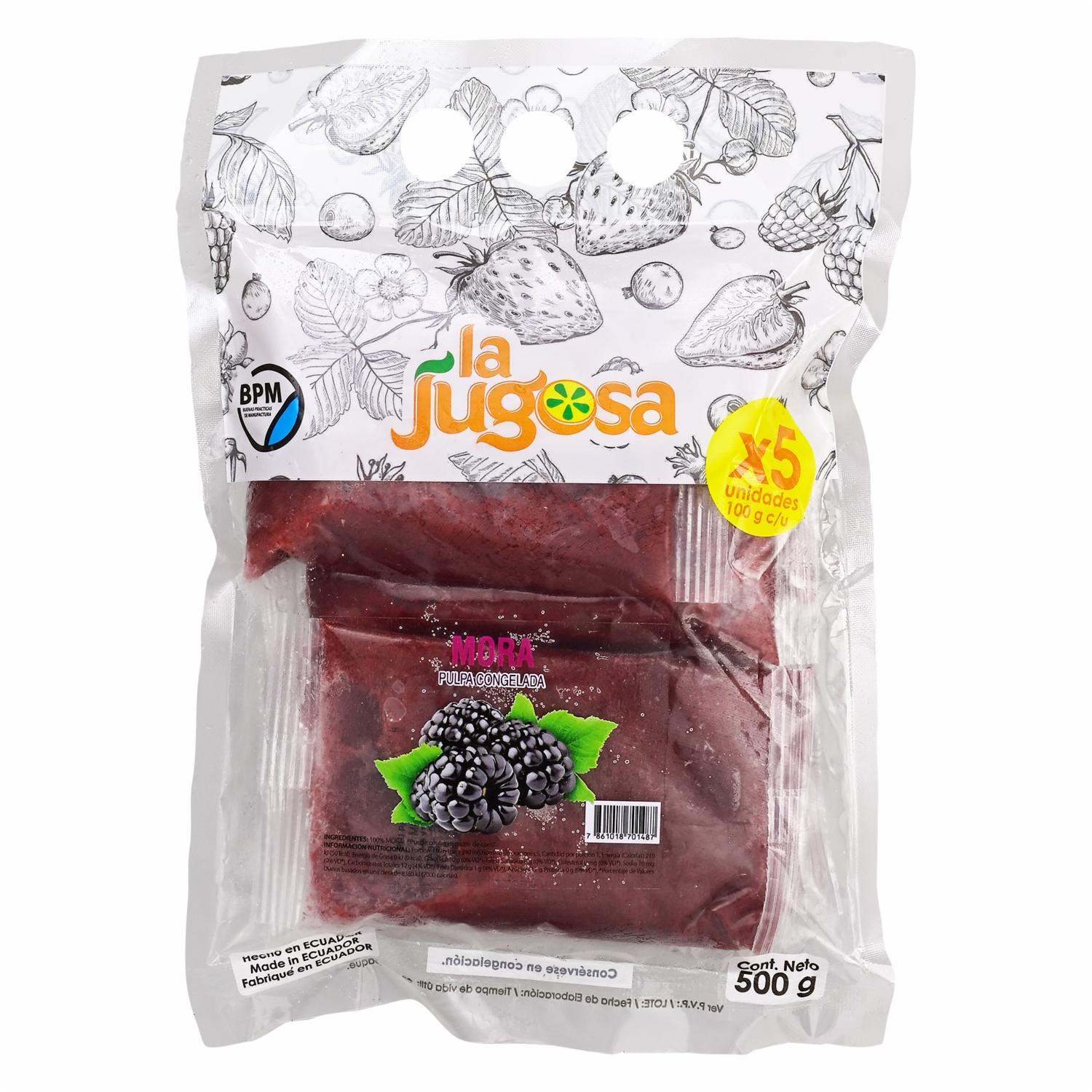 Pulpa De Mora LA JUGOSA 500g