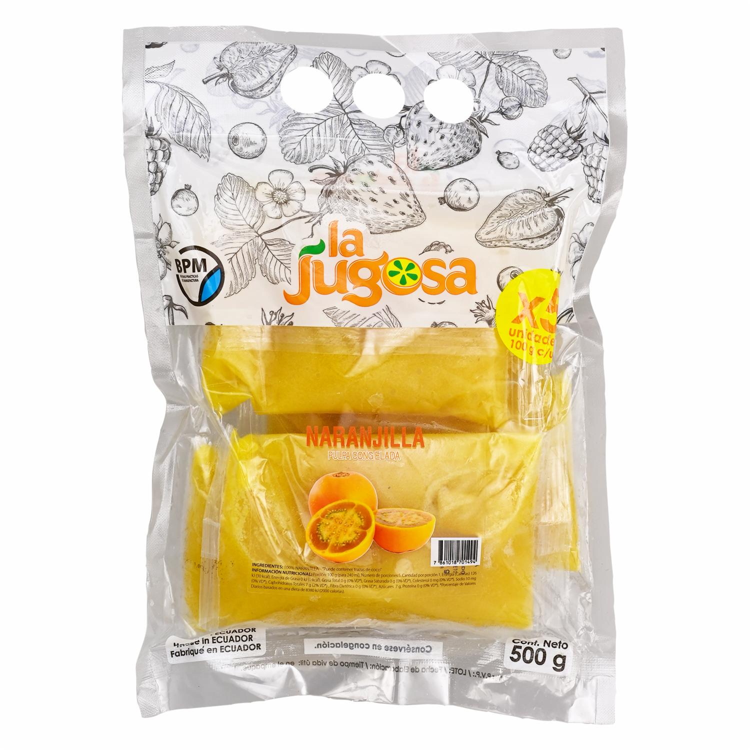 Pulpa De Naranjilla LA JUGOSA 500g