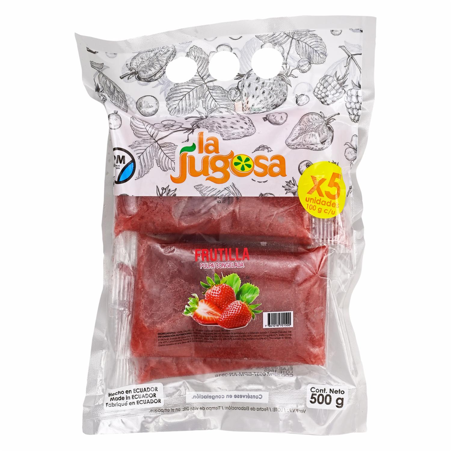 Pulpa De Frutilla LA JUGOSA 500 G