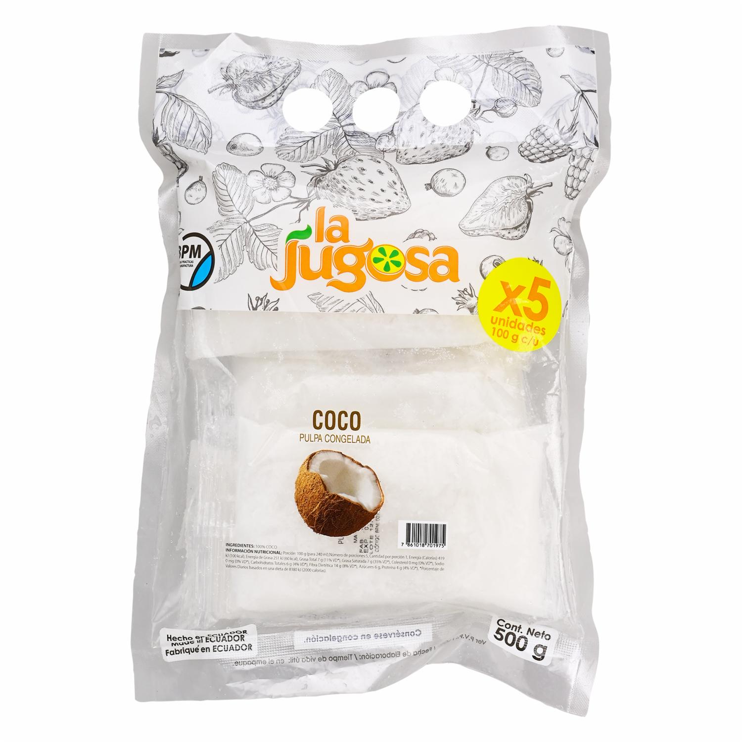 Pulpa De Coco LA JUGOSA 500g