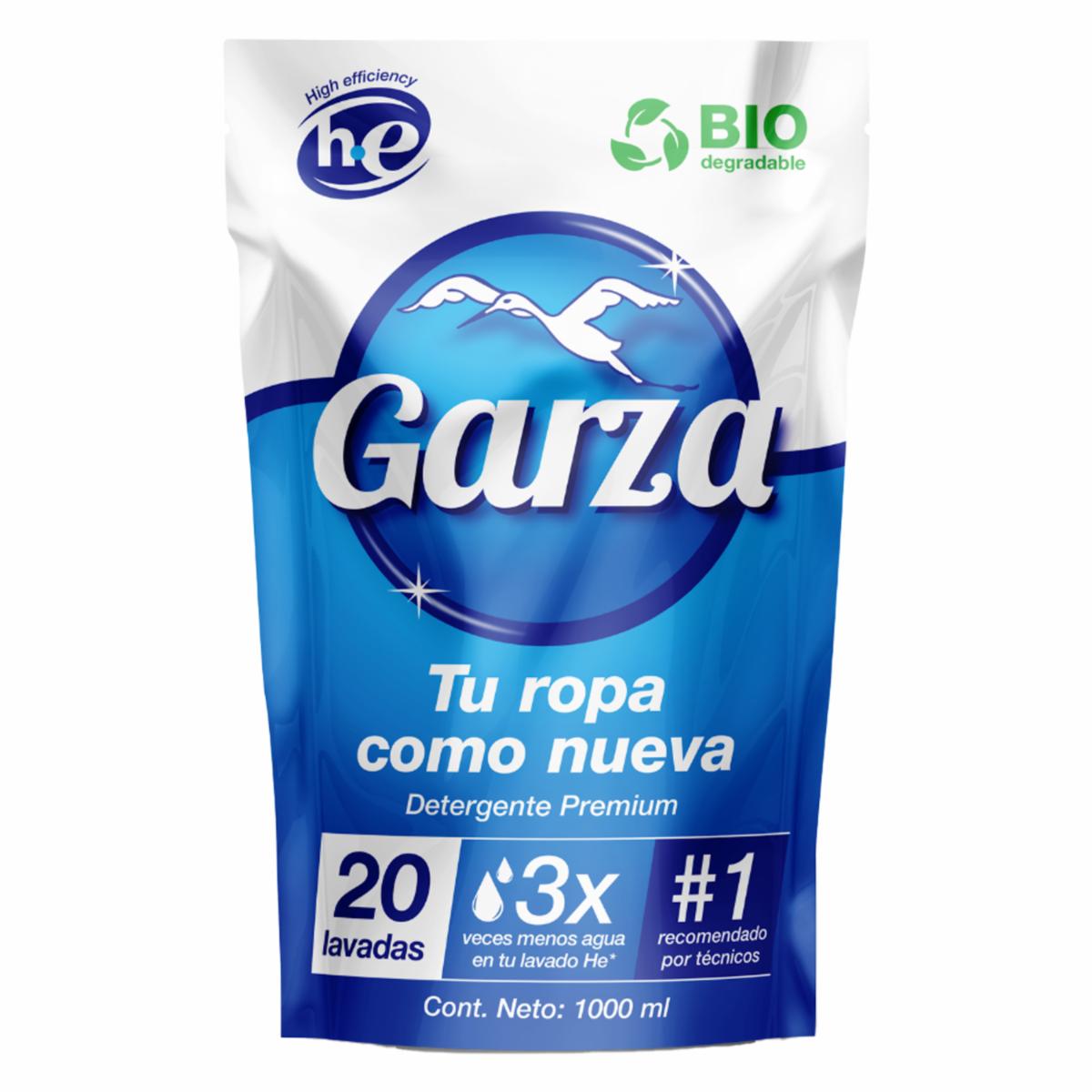 Detergente Líquido Premium GARZA 1000 Ml