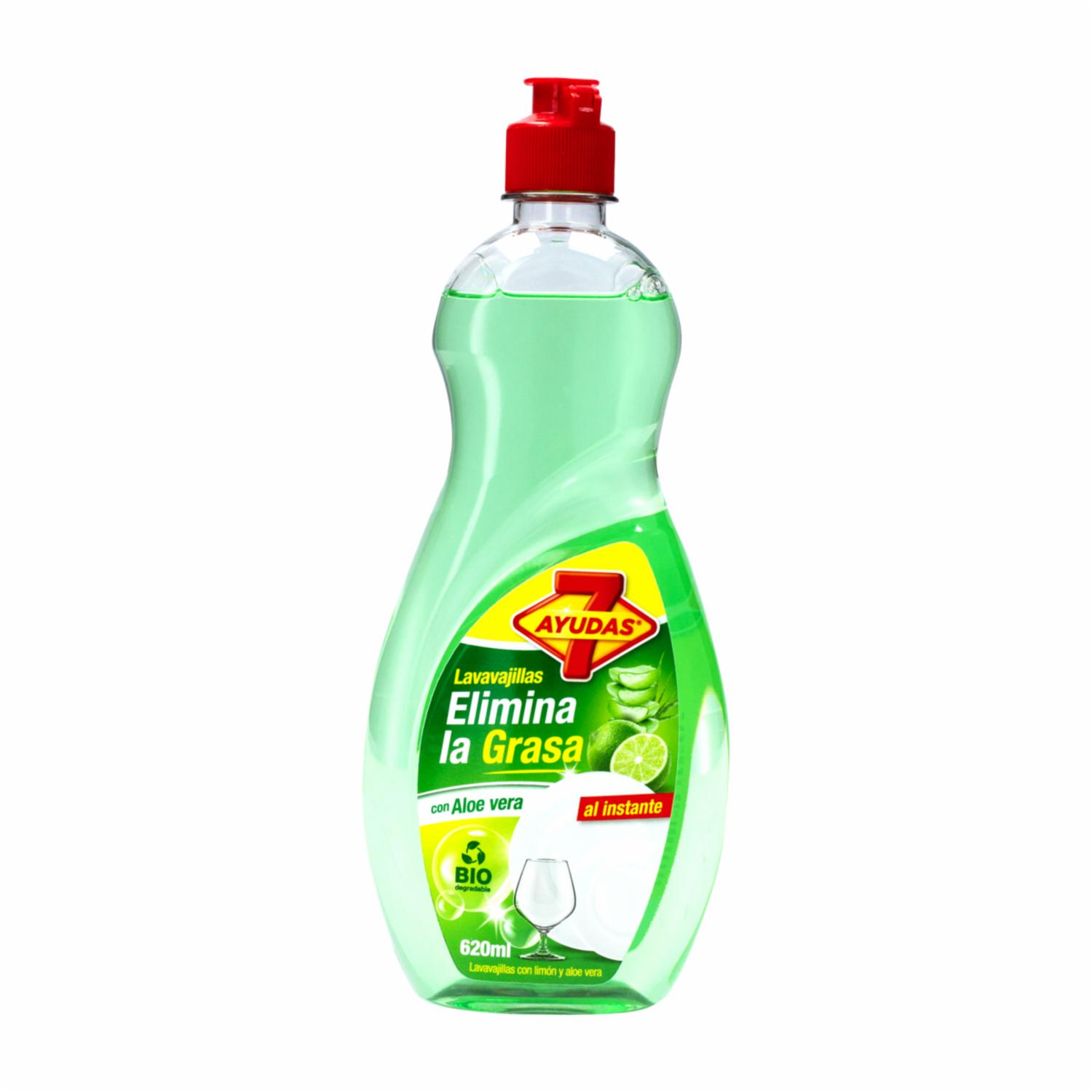 Lavavajillas Con Aloe Vera 7 AYUDAS 620 Ml