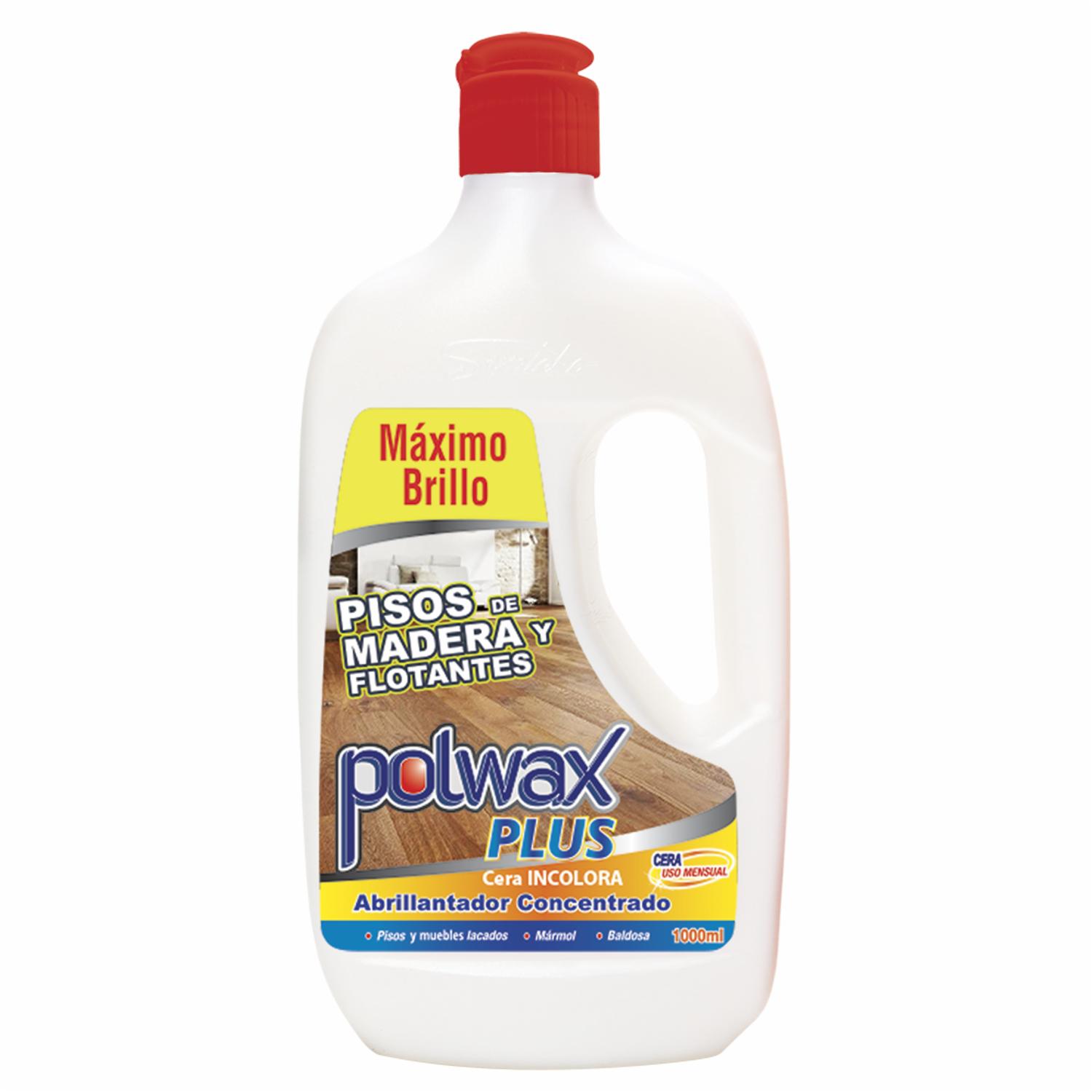 Cera De Pisos De Madera Y Flotantes Plus Incolora POLWAX 1000 Ml