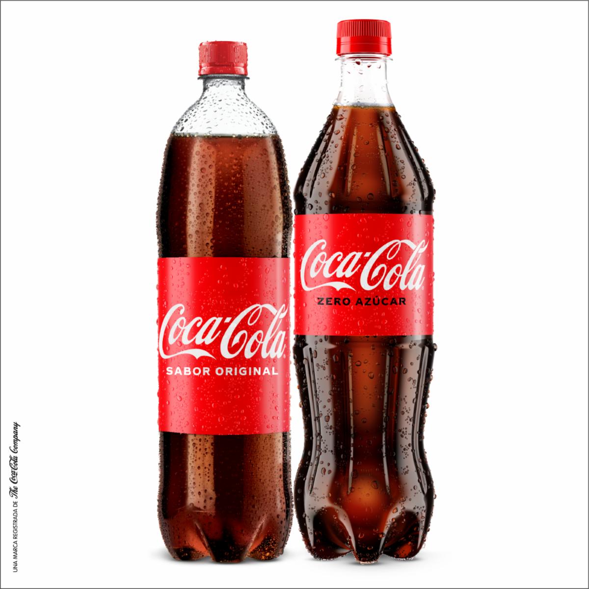 Bebida Gaseosa Pack Coca Cola Original+Zero COCA-COLA 1350Ml+1000Ml
