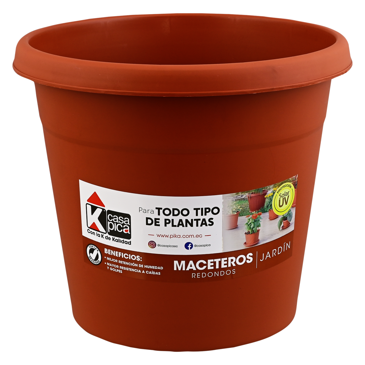 Macetero De Jazmín Nuevo Grande Terracota CASA PICA Unidad
