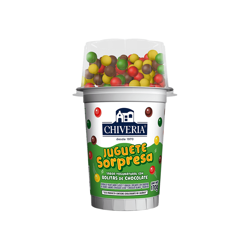 Chiveria Chivigur Natur/grag Dulce Colores Fiesta 170 G