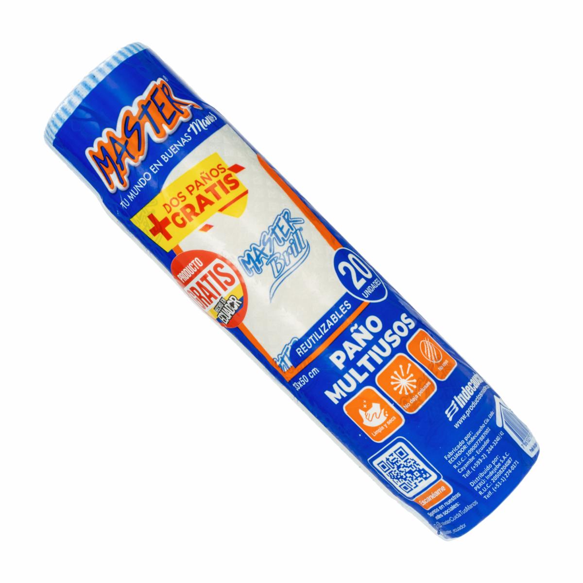 Paños Multiusos Bio MASTER 20 U