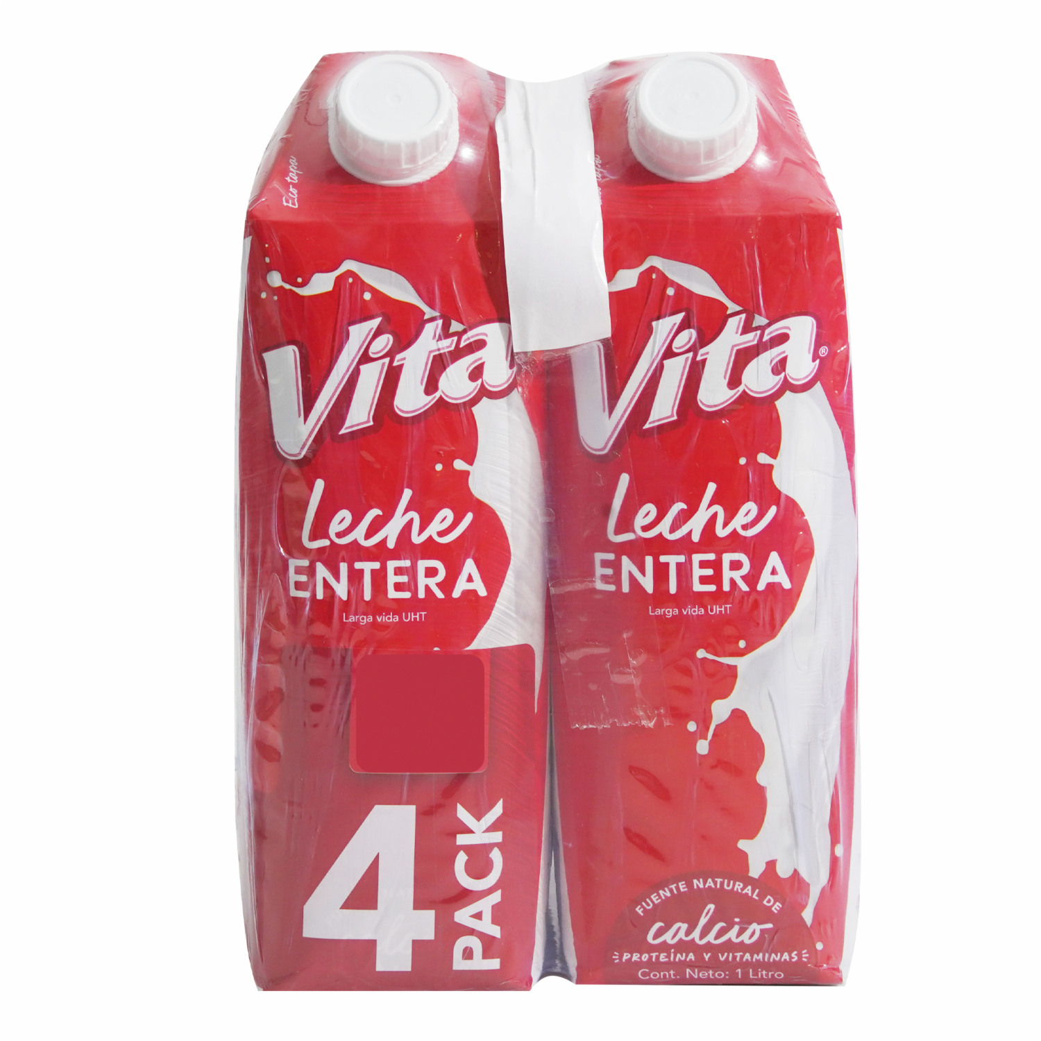 Pack De Leche Entera VITA 4 X 1000 Ml