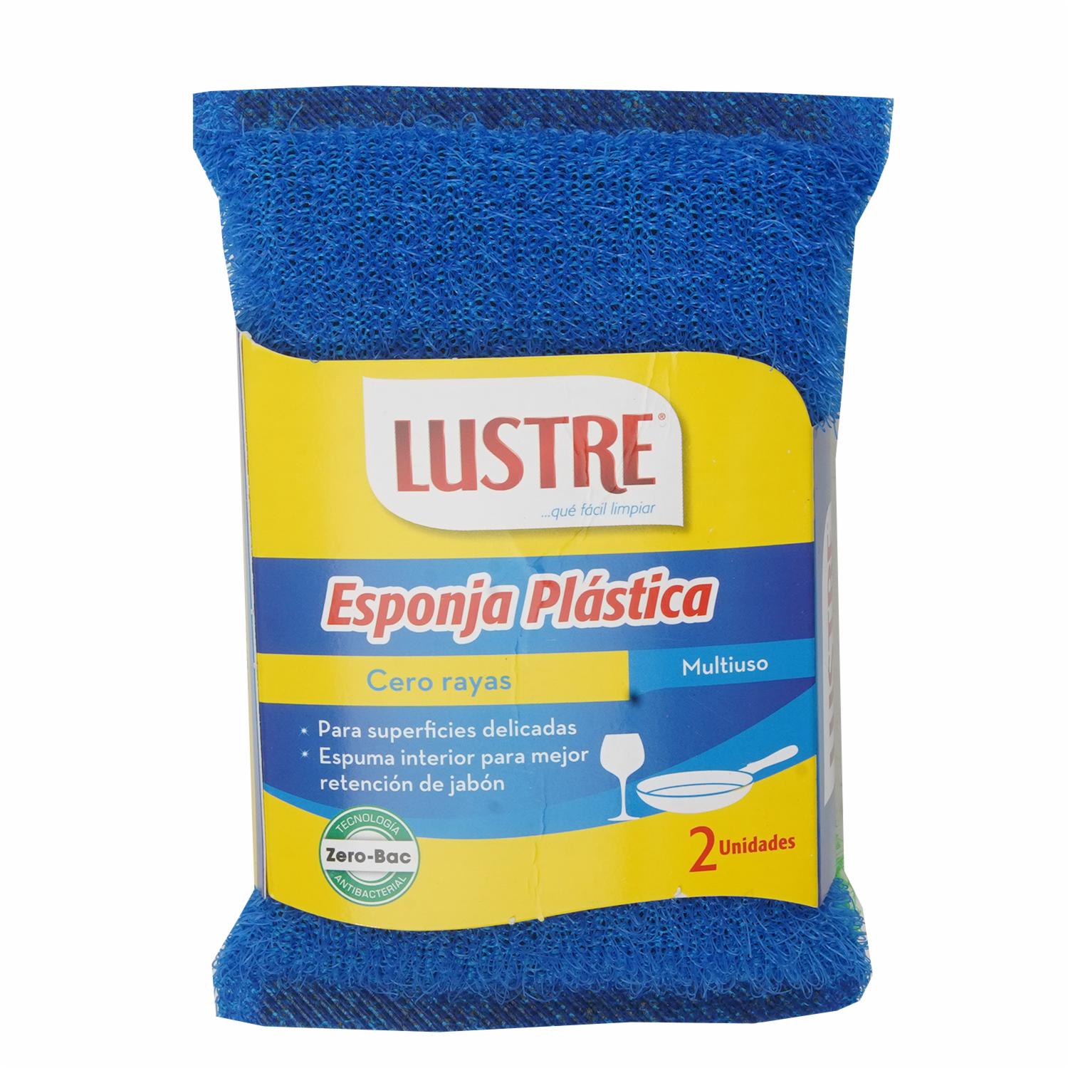 Esponja Esponja Plástica LUSTRE 2 Unidades