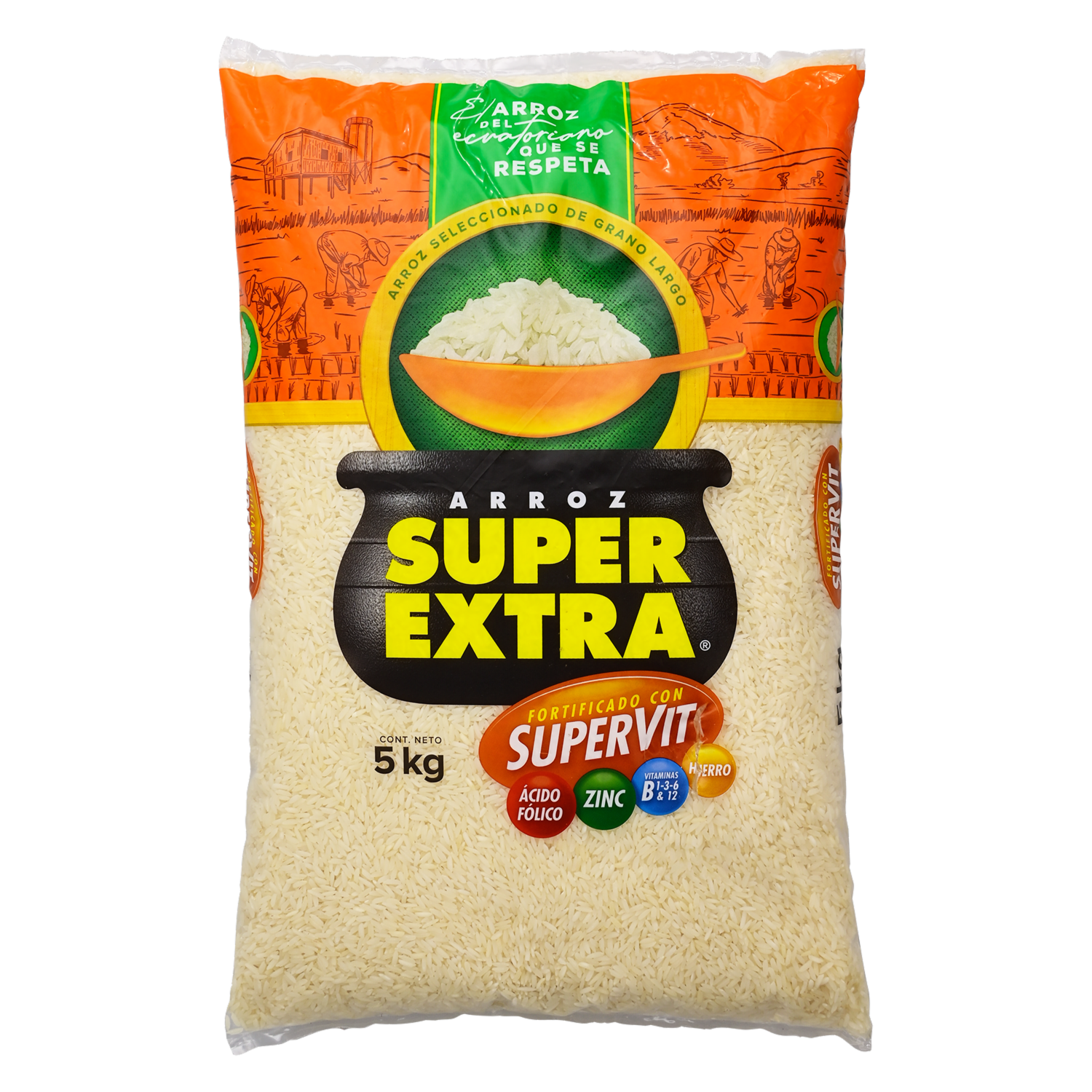 Arroz Fortificado Super Vitaminizado SUPER EXTRA 5000 G
