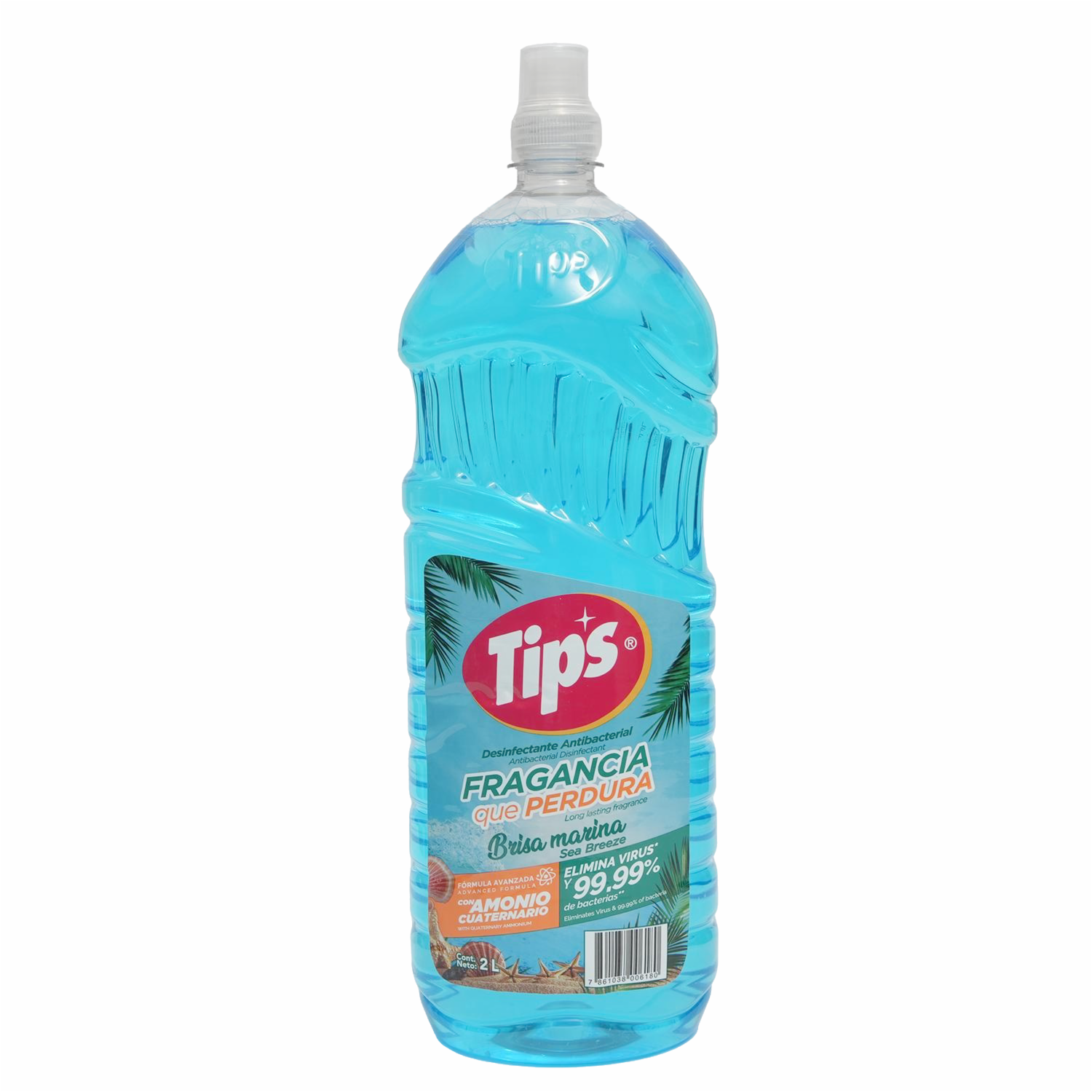 Desinfectante Fragancia Brisa Marina TIPS 2000 Ml