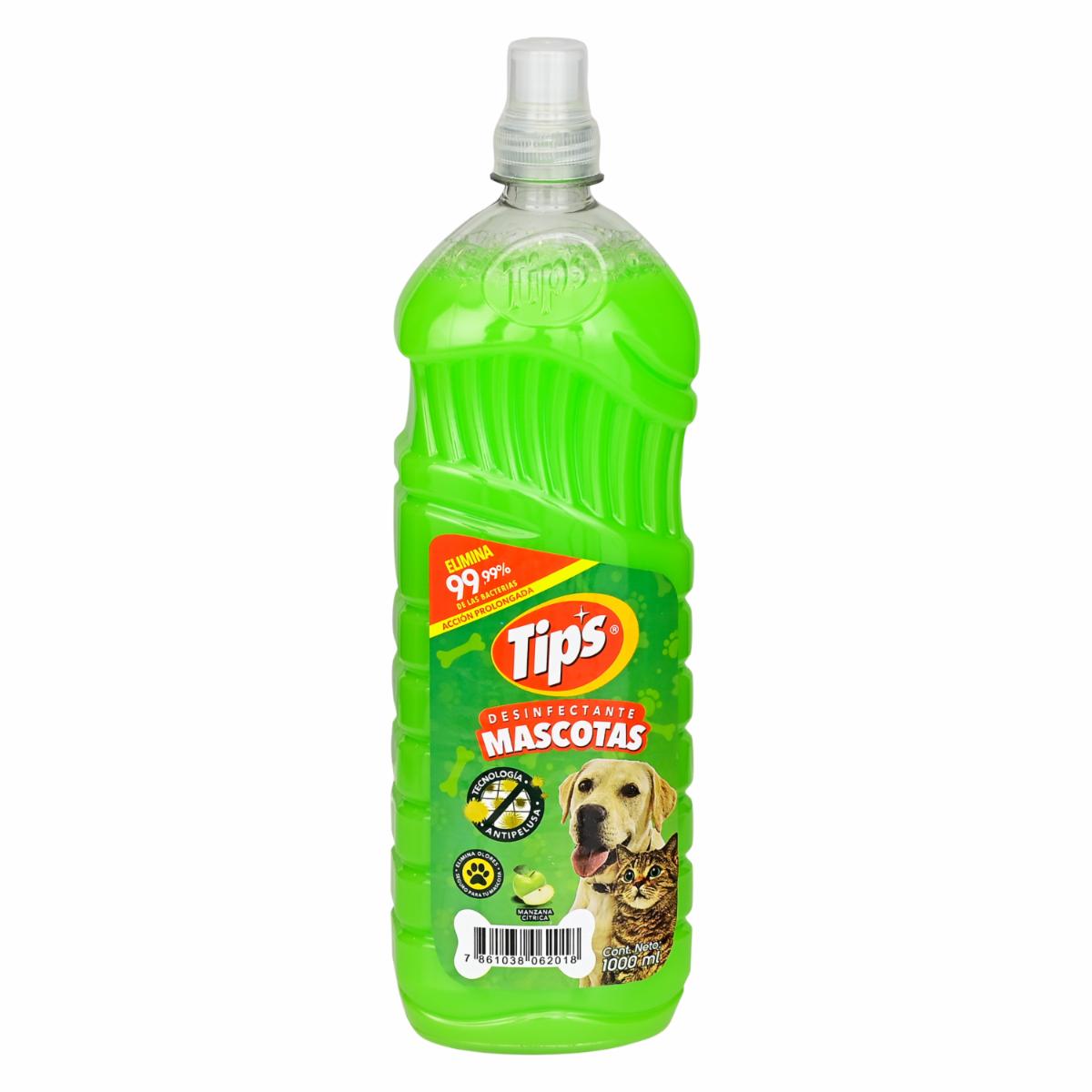 Desinfectante De Mascotas TIPS 1000 Ml